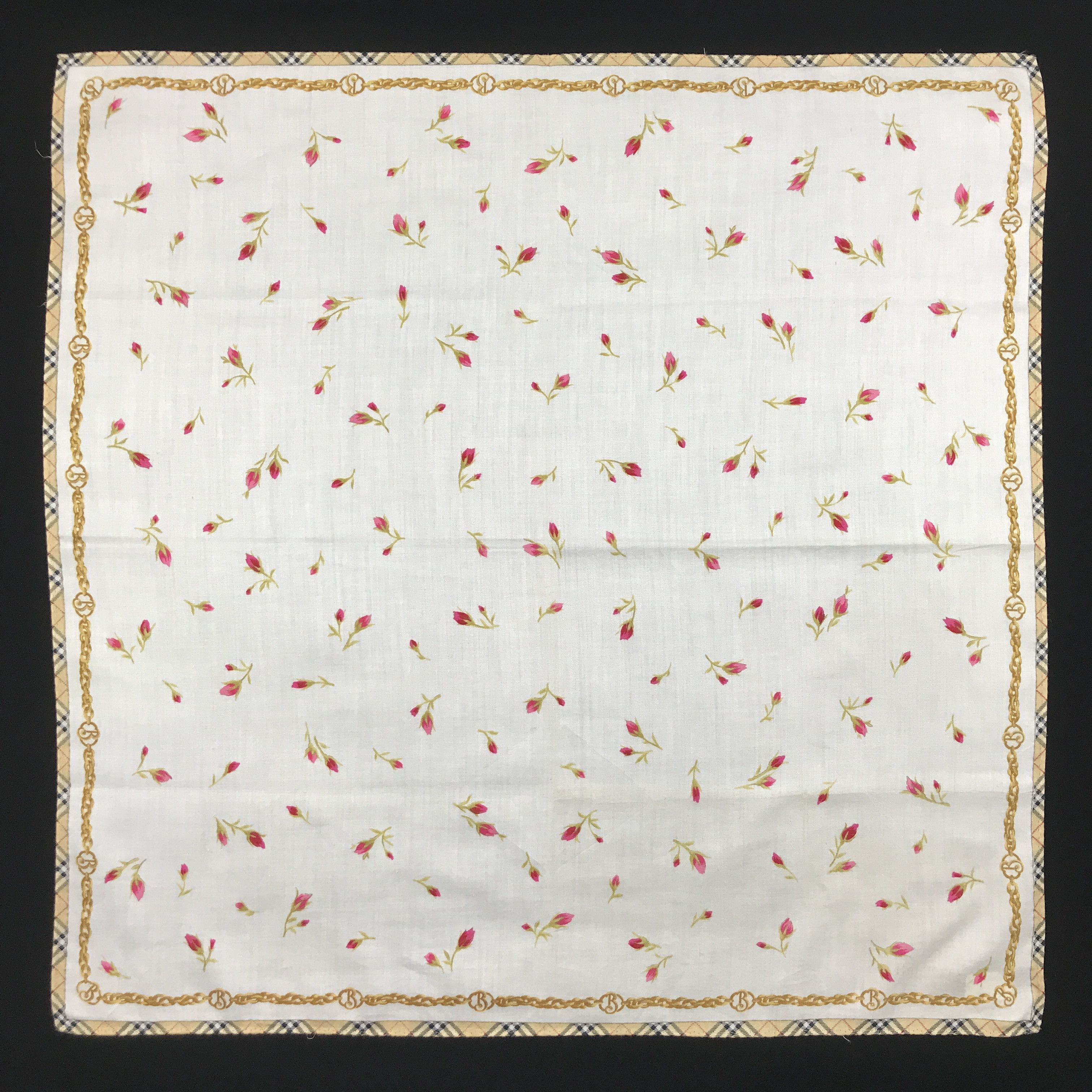 Burberry × Vintage Vintage Burberry Bandana Neckerchief Handkerchief Size ONE SIZE - 1 Thumbnail