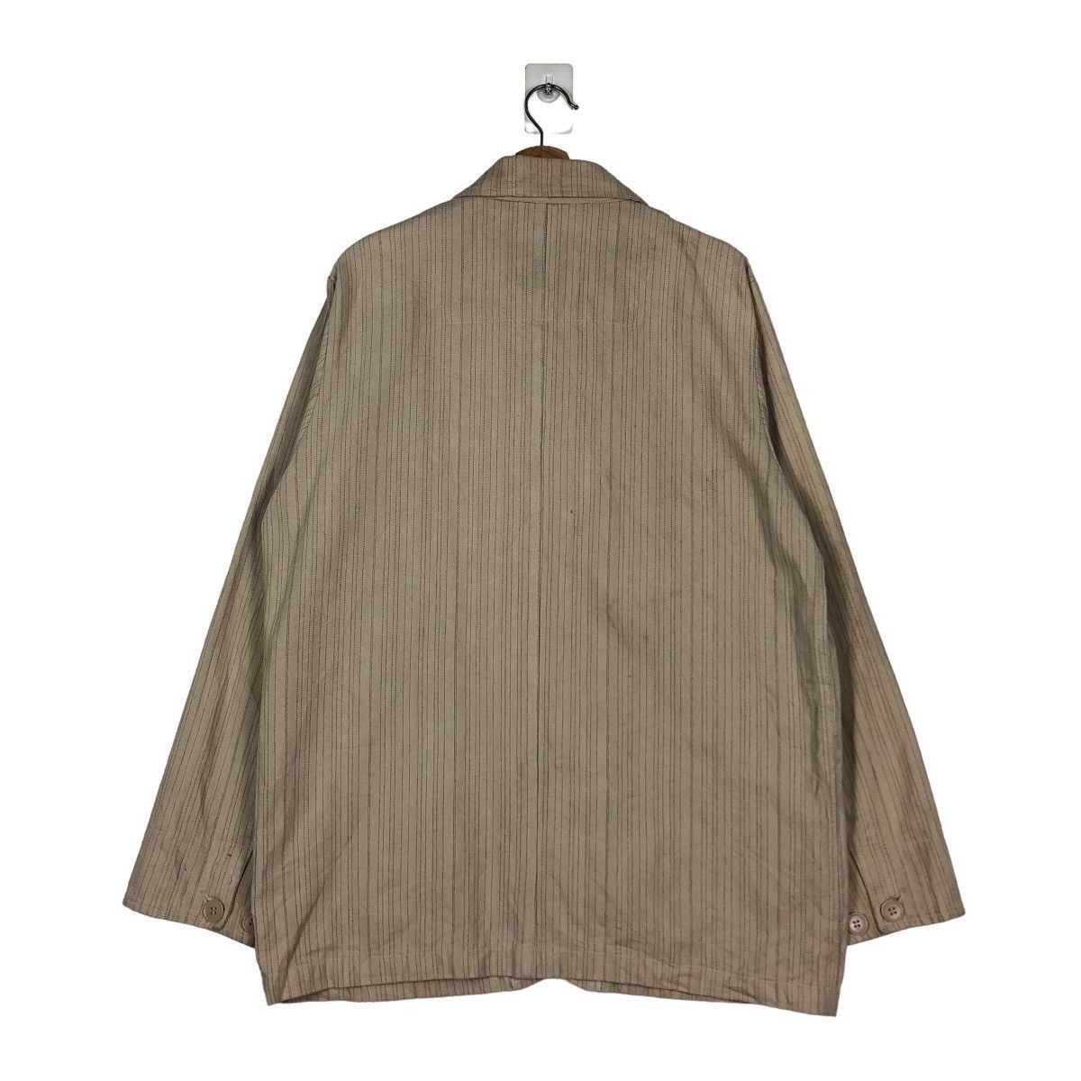 🔥Issey Miyake Design Style Hickory Chore Jacket Vviirrggnn
