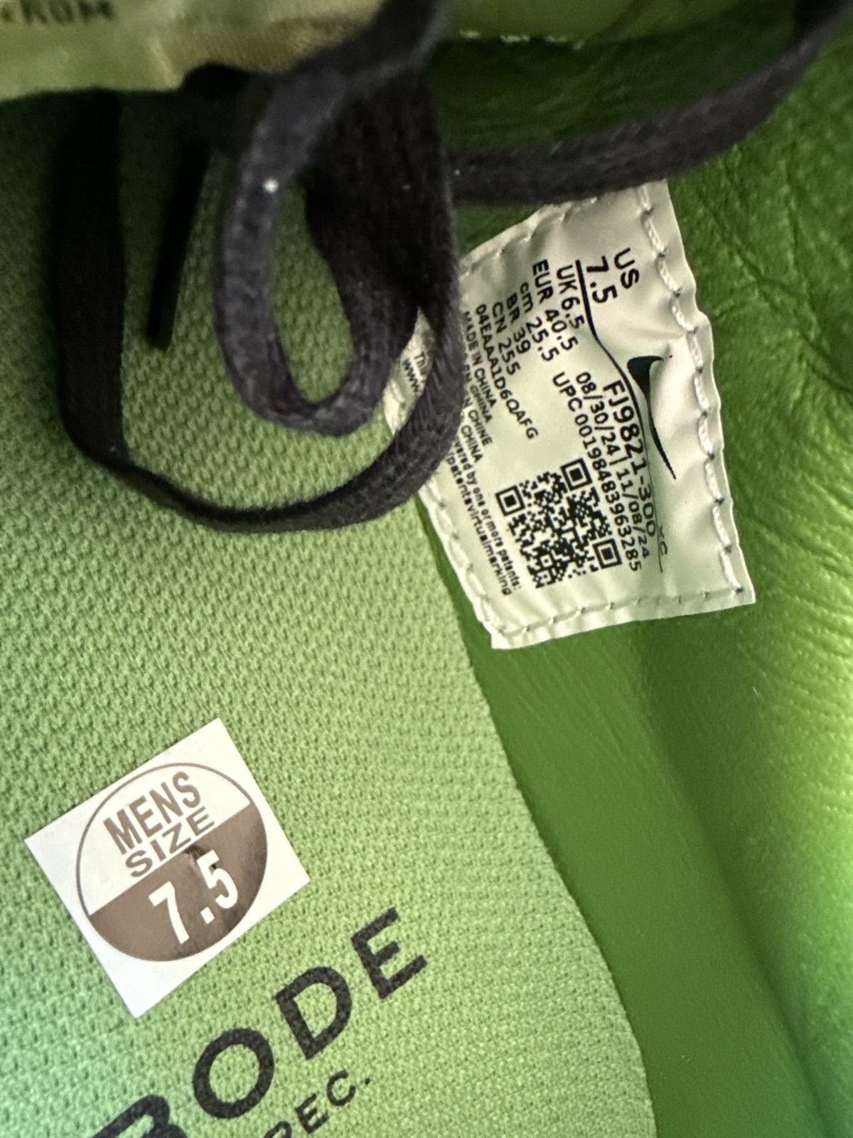 Bode × Nike NIKE ASTROGRABBER SP chloropyll / black tree line Size US 7.5 / EU 40-41 - 8 Thumbnail