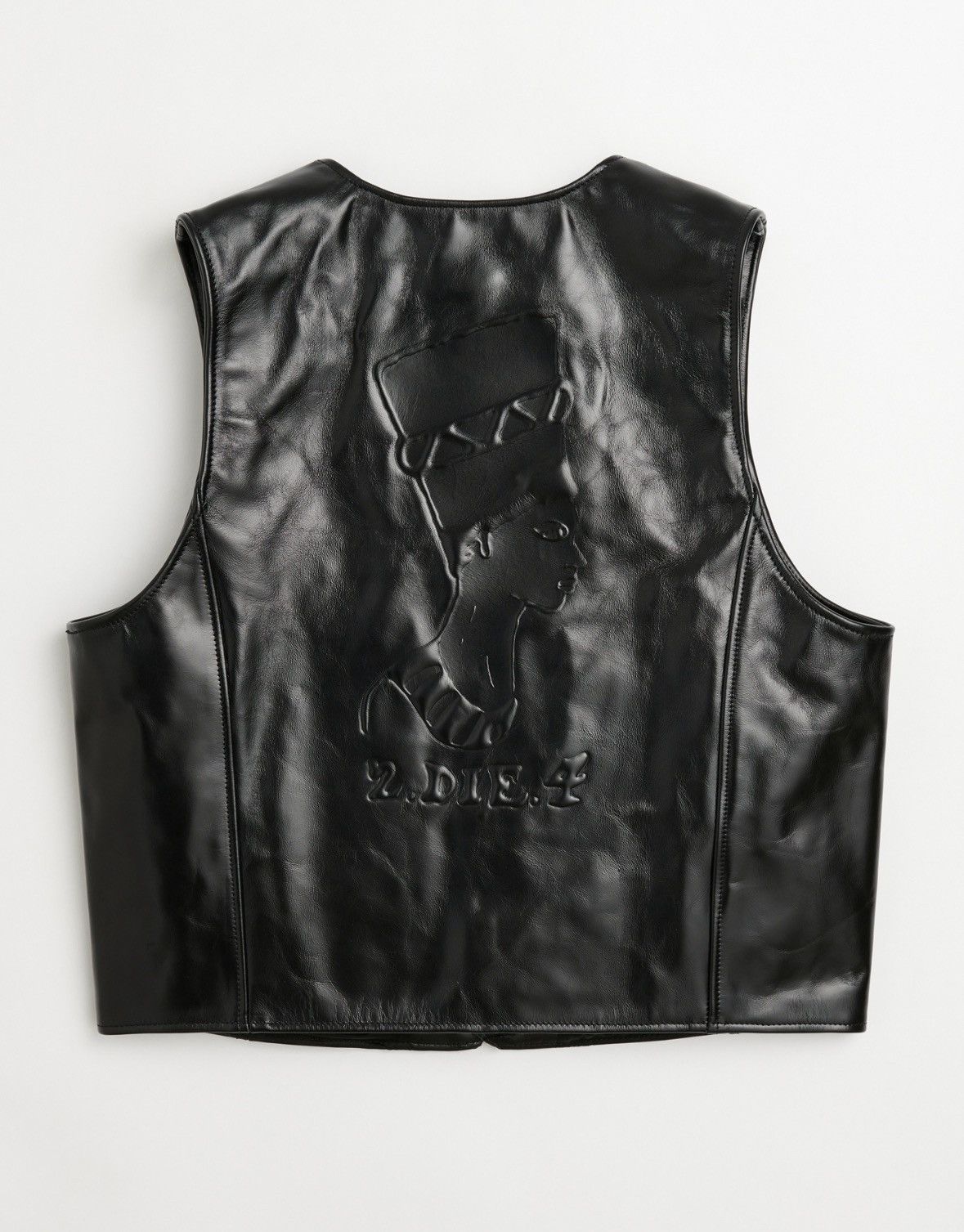DENIM TEARS Our Legacy x Denim Tears 2Pac Cross Cow Leather Vest Grail S Size US S / EU 44-46 / 1 - 2 Thumbnail