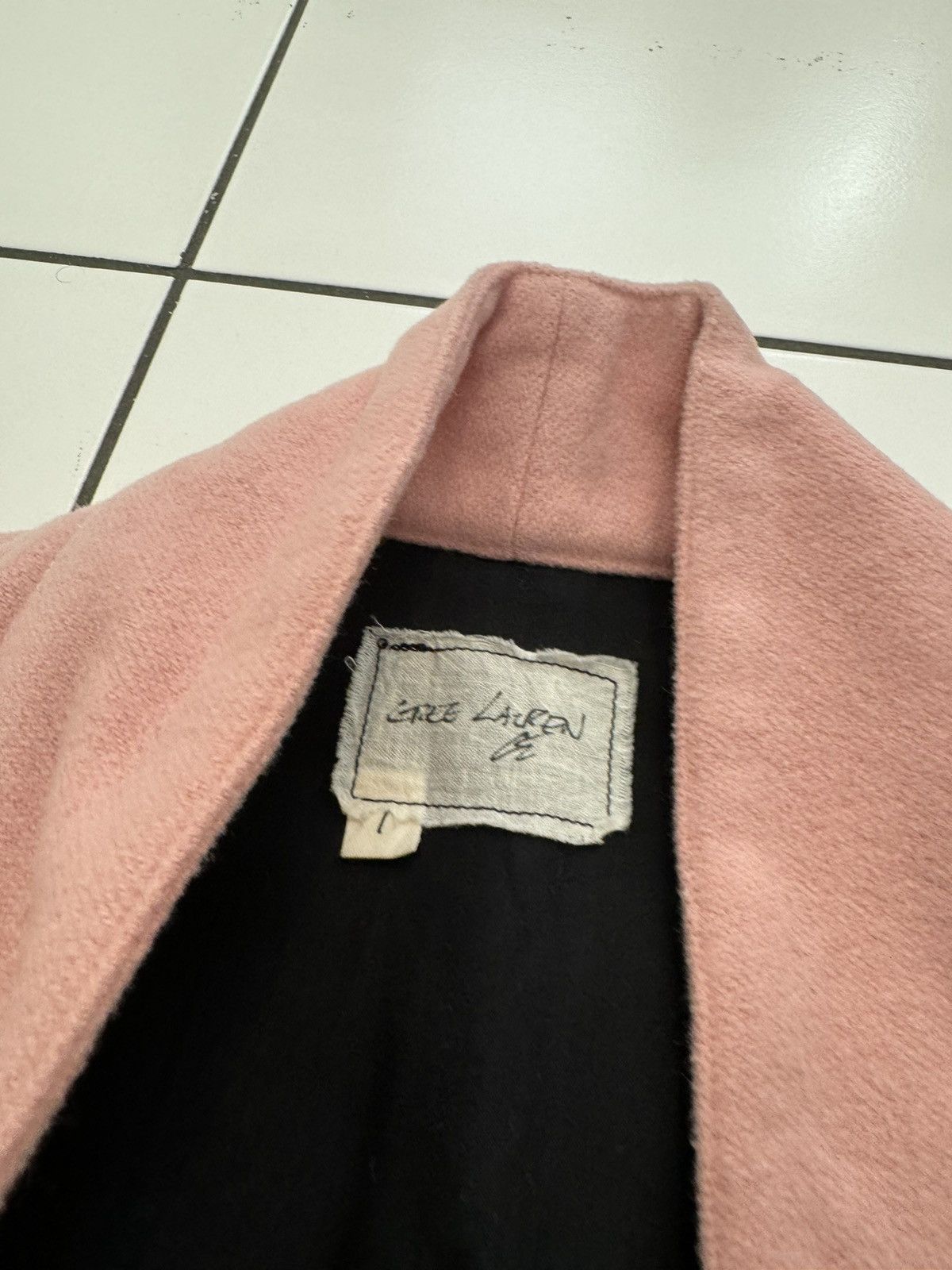 Greg Lauren Sz1 Pink Wool GL 1 Kimono Throwover Jacket Size US S / EU 44-46 / 1 - 6 Thumbnail