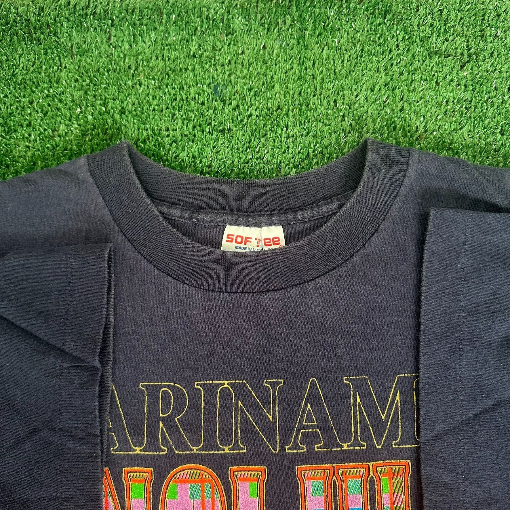 TEE JAYS Vintage 90s Honolulu Hawaii T-Shirt Tourist Single Stitch Te Size US L / EU 52-54 / 3 - 3 Thumbnail
