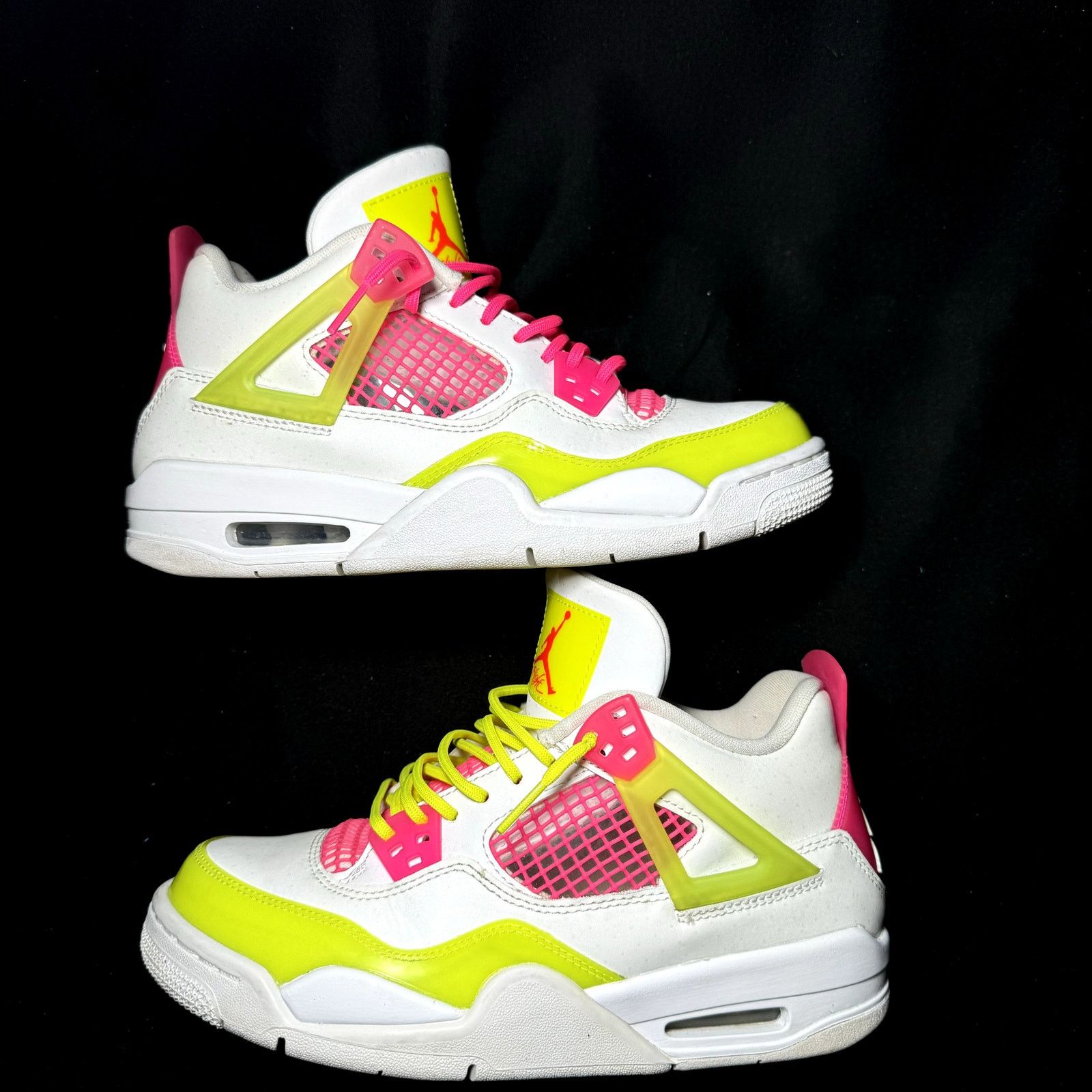 Jordan Brand × Nike Size 5.5 - Nike Air Jordan 4 Retro GS Lemon Venom 2020 Shoes Size US 5.5 / EU 38 - 3 Thumbnail