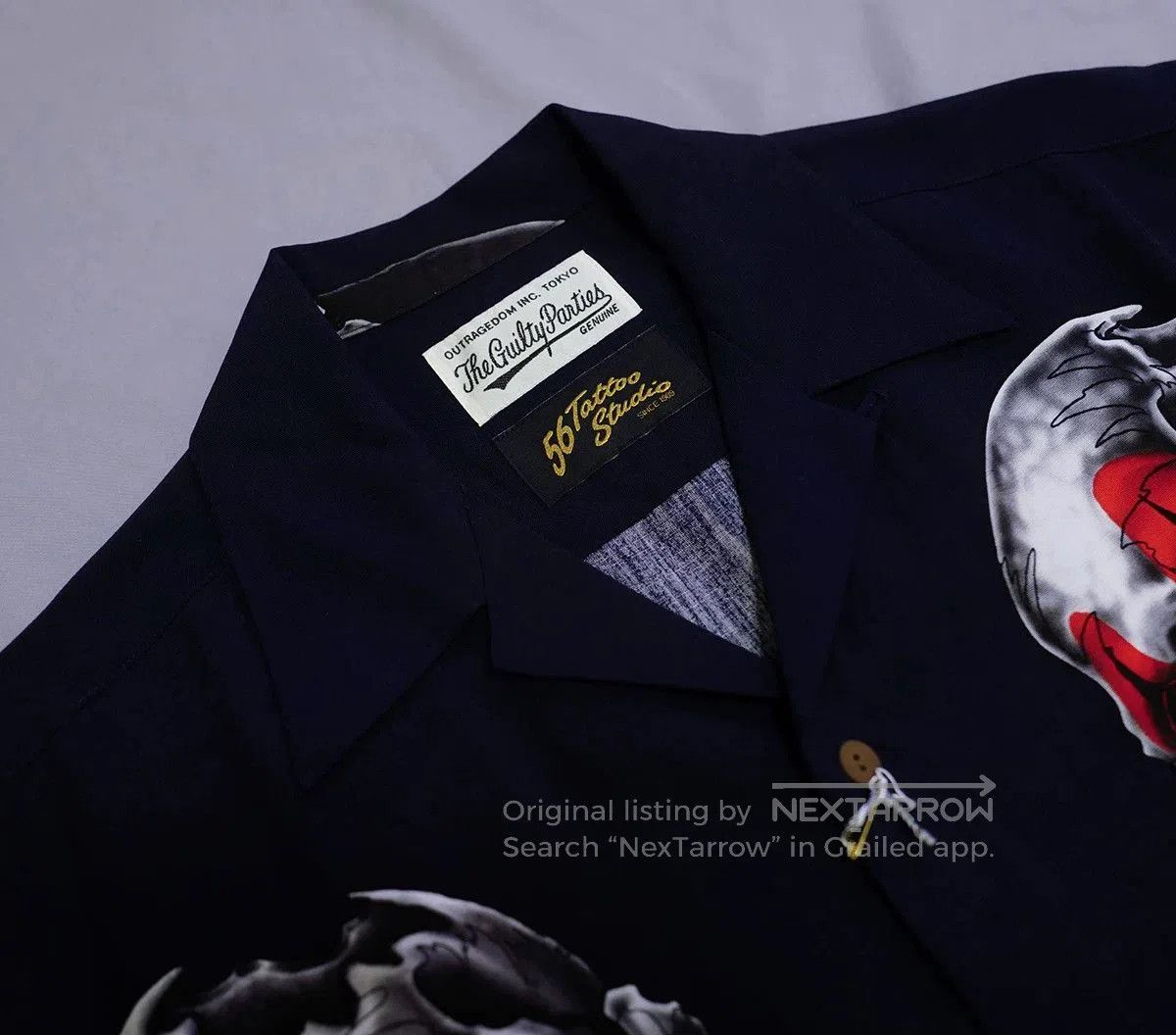 Wacko Maria Wacko Maria Tattoo Studio Hawaiian Shirt. Size US M / EU 48-50 / 2 - 3 Thumbnail