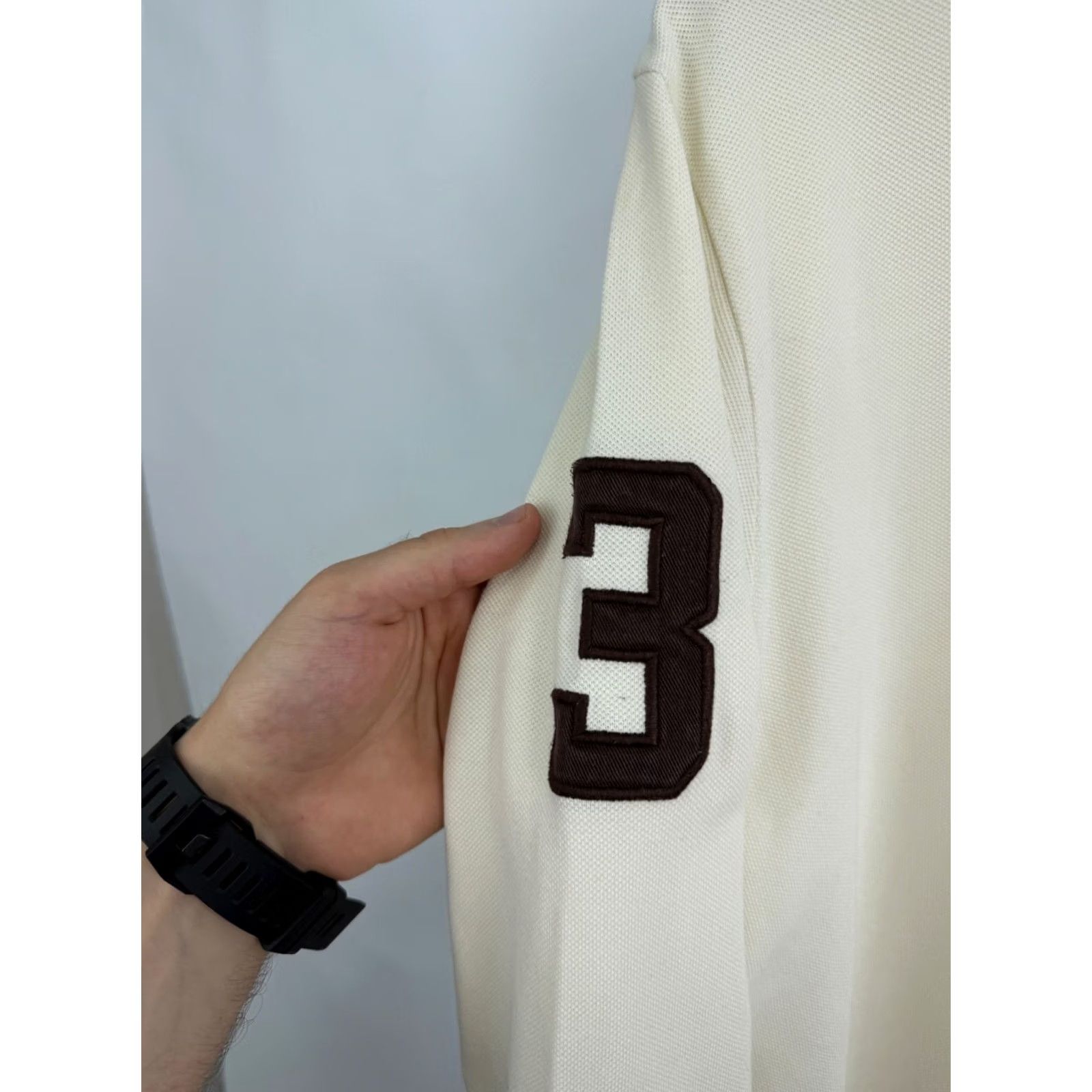 Polo Ralph Lauren VINTAGE Ralph Lauren Polo Long Sleeve Shirt Beige 90s Retro Mens L Size US L / EU 52-54 / 3 - 6 Thumbnail