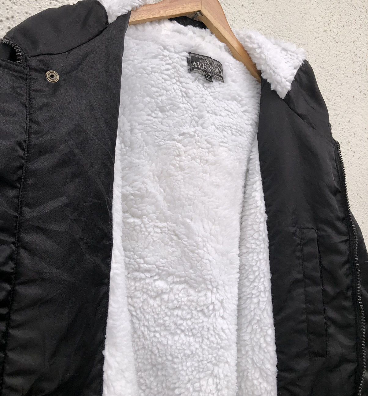 Vintage Vintage A.Versace Embroidery Logo Back Nylon Parka Jacket Size US XL / EU 56 / 4 - 12 Thumbnail