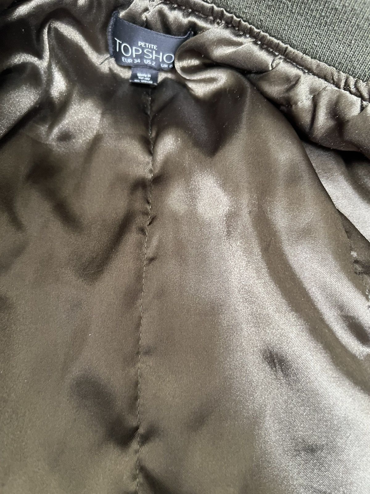 Topshop Topshop petite size small (more xsmall)bomber jacket Size XS / US 0-2 / IT 36-38 - 4 Thumbnail