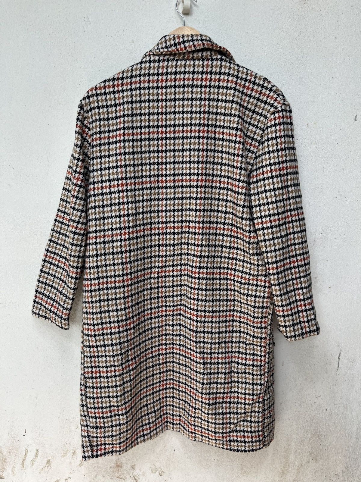 Vintage 💥Vintage gingham Wool Long Jackets Size M / US 6-8 / IT 42-44 - 11 Thumbnail