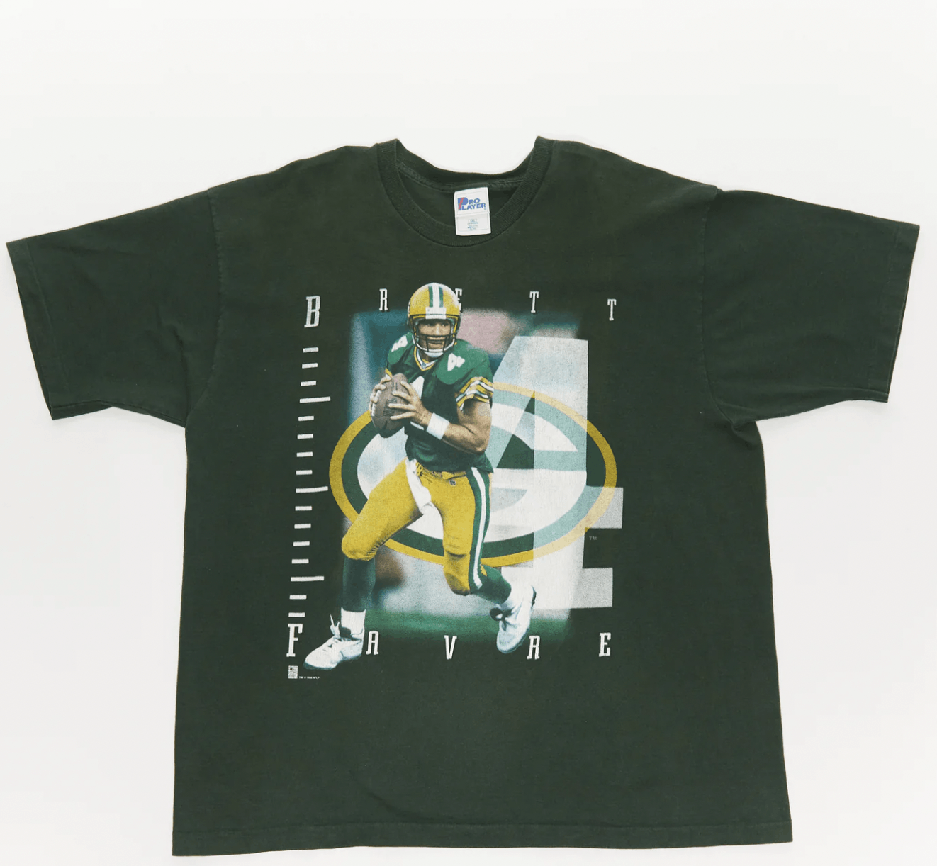 Vintage BRETT FARVE VINTAGE TEE Size US XXL / EU 58 / 5 - 1 Thumbnail