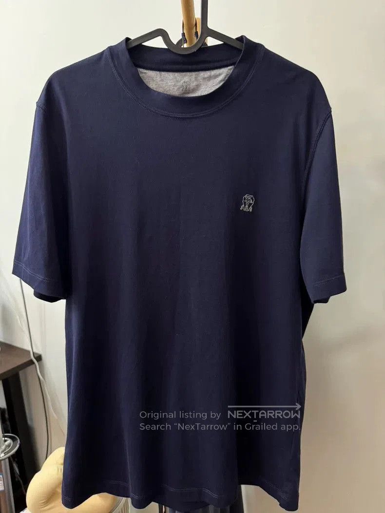 Brunello Cucinelli Brunello Cucinelli SS24 Logo Crewneck T-Shirt. Size US S / EU 44-46 / 1 - 2 Thumbnail