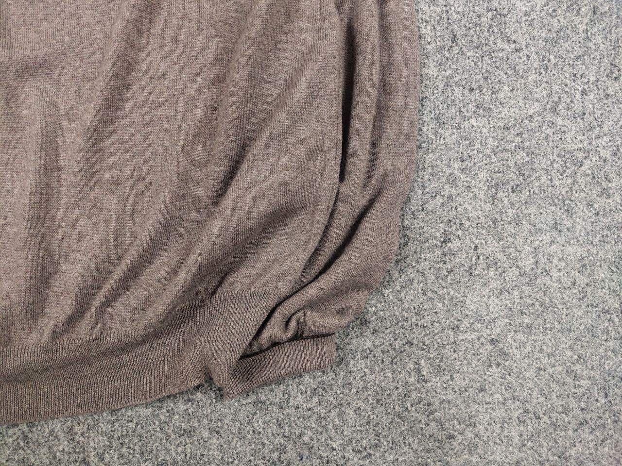 Gran Sasso Gran Sasso Italy Design Classic Lana Wool Brown Sweater Size US L / EU 52-54 / 3 - 6 Thumbnail