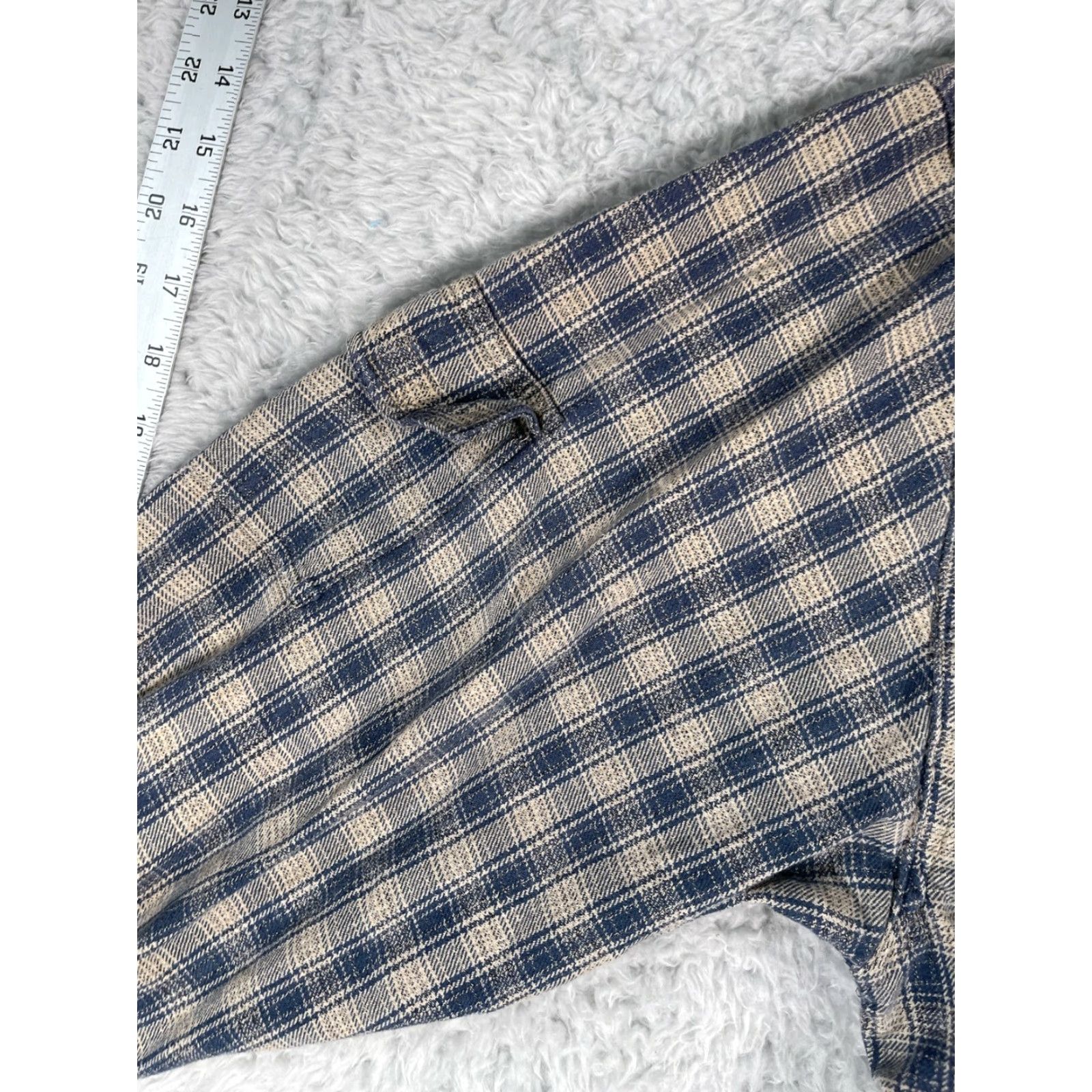 Barracuda Fryday Club Shirt Men’s Button-Up Blue 100% Cotton L/S Plaid Angler Fishing Button-Down with Pockets Size US L / EU 52-54 / 3 - 7 Thumbnail