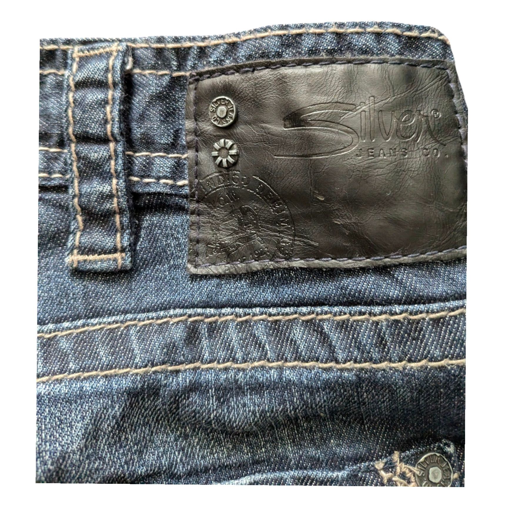 Silver Jeans Co. Silver Jeans Co. ZAC Jeans – Dark Wash, W36 L32, Regular Straight Fit, Men’s Denim Size US 36 / EU 52 - 5 Thumbnail