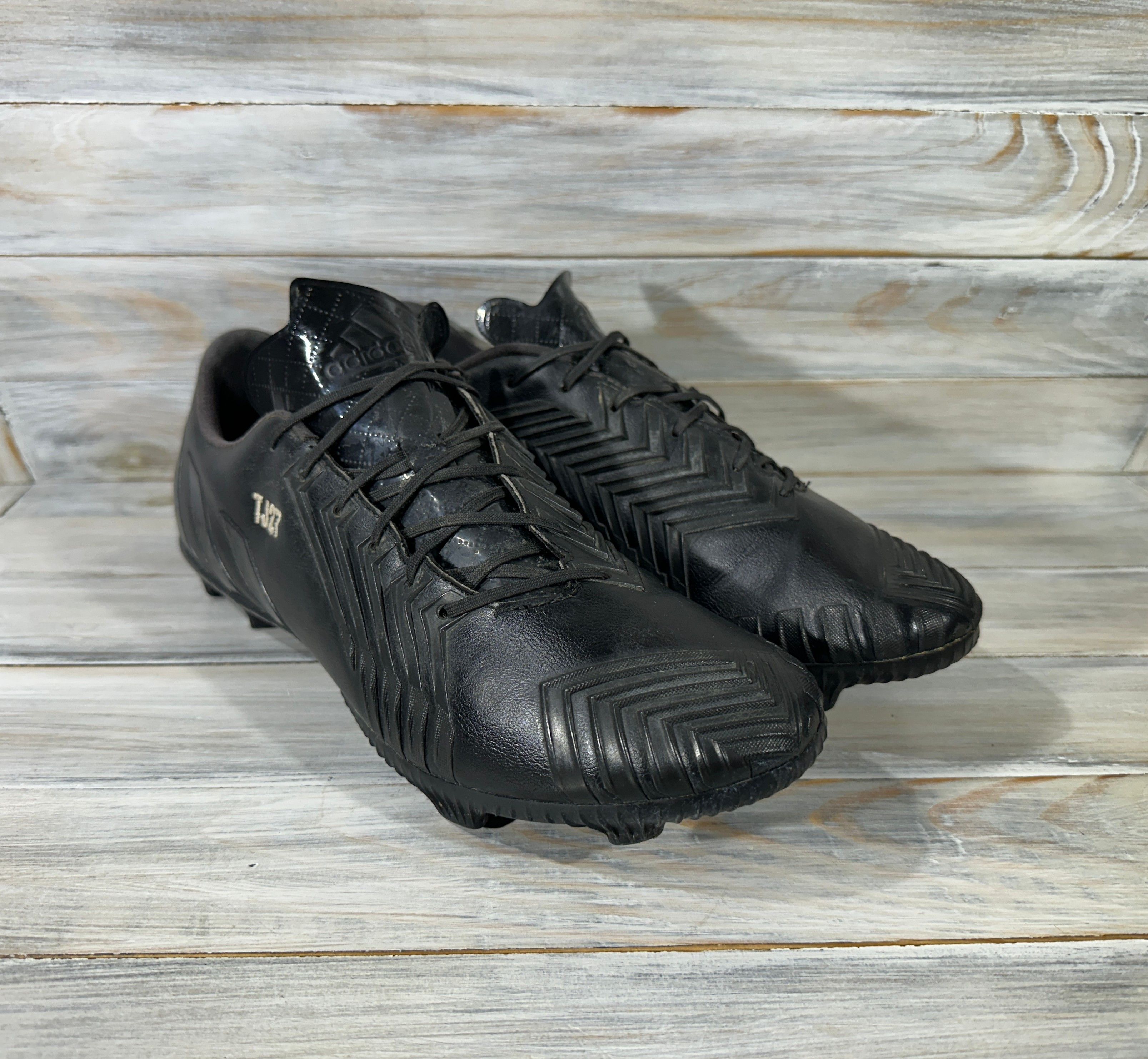 Adidas Adidas Predator Instinct Black Pack FG Football Cleats Boots Size US 10.5 / EU 43-44 - 14 Thumbnail