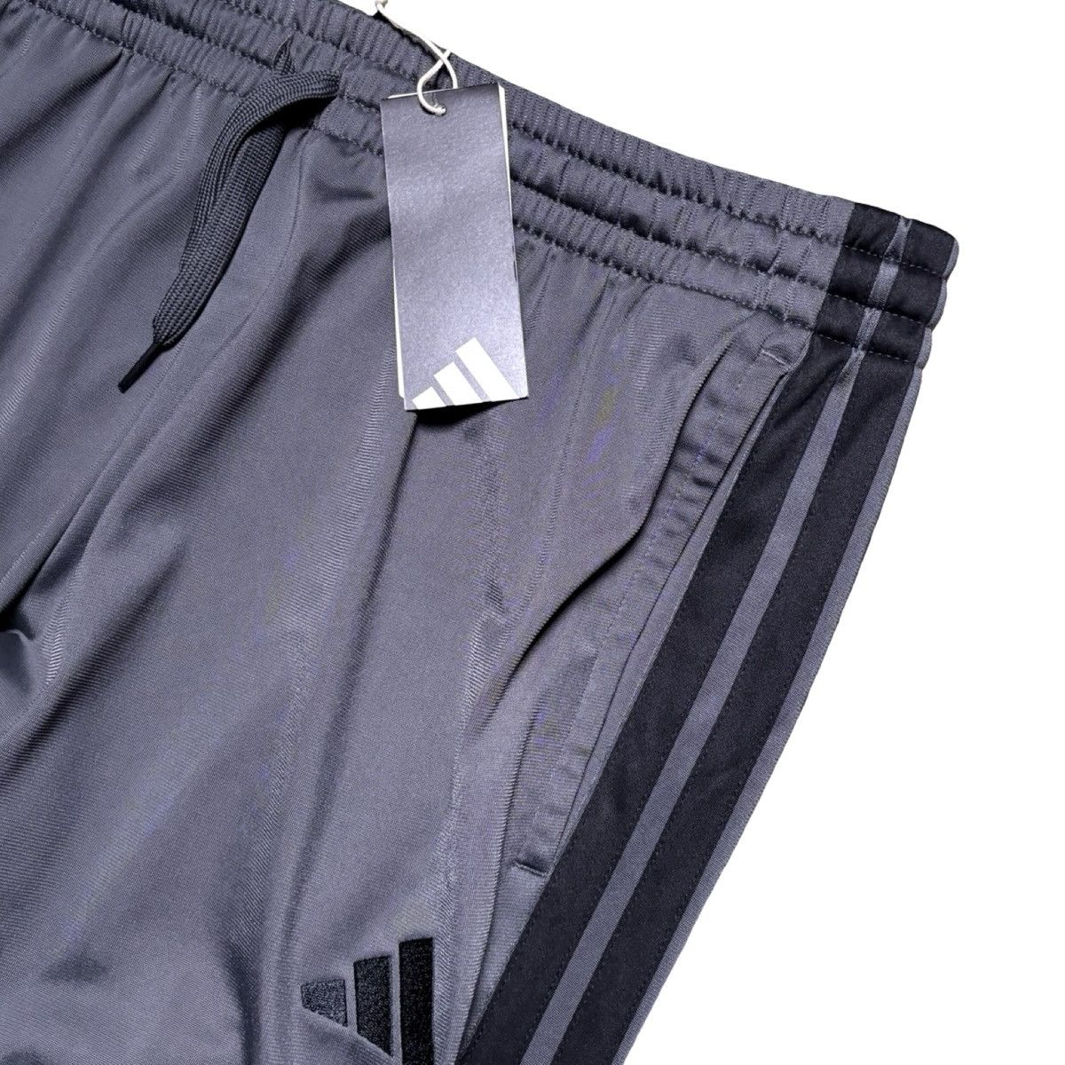 Adidas Adidas Baggy Track Pants Sweat Drawstring Grey Black Trefoil Size US 38 / EU 54 - 2 Thumbnail