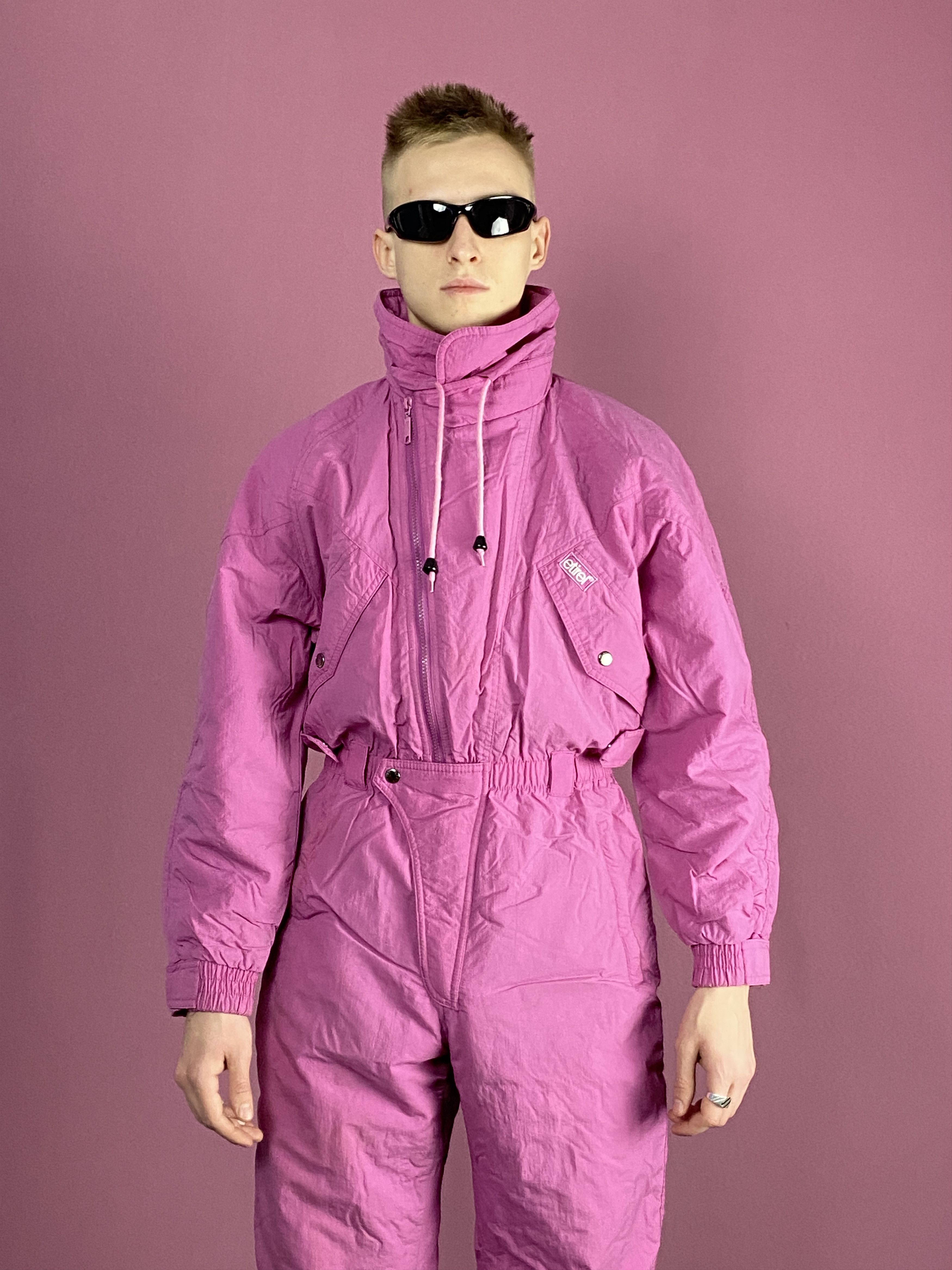 Vintage 90s Etirel Vintage Men's One Piece Ski Suit - S Size US S / EU 44-46 / 1 - 5 Thumbnail