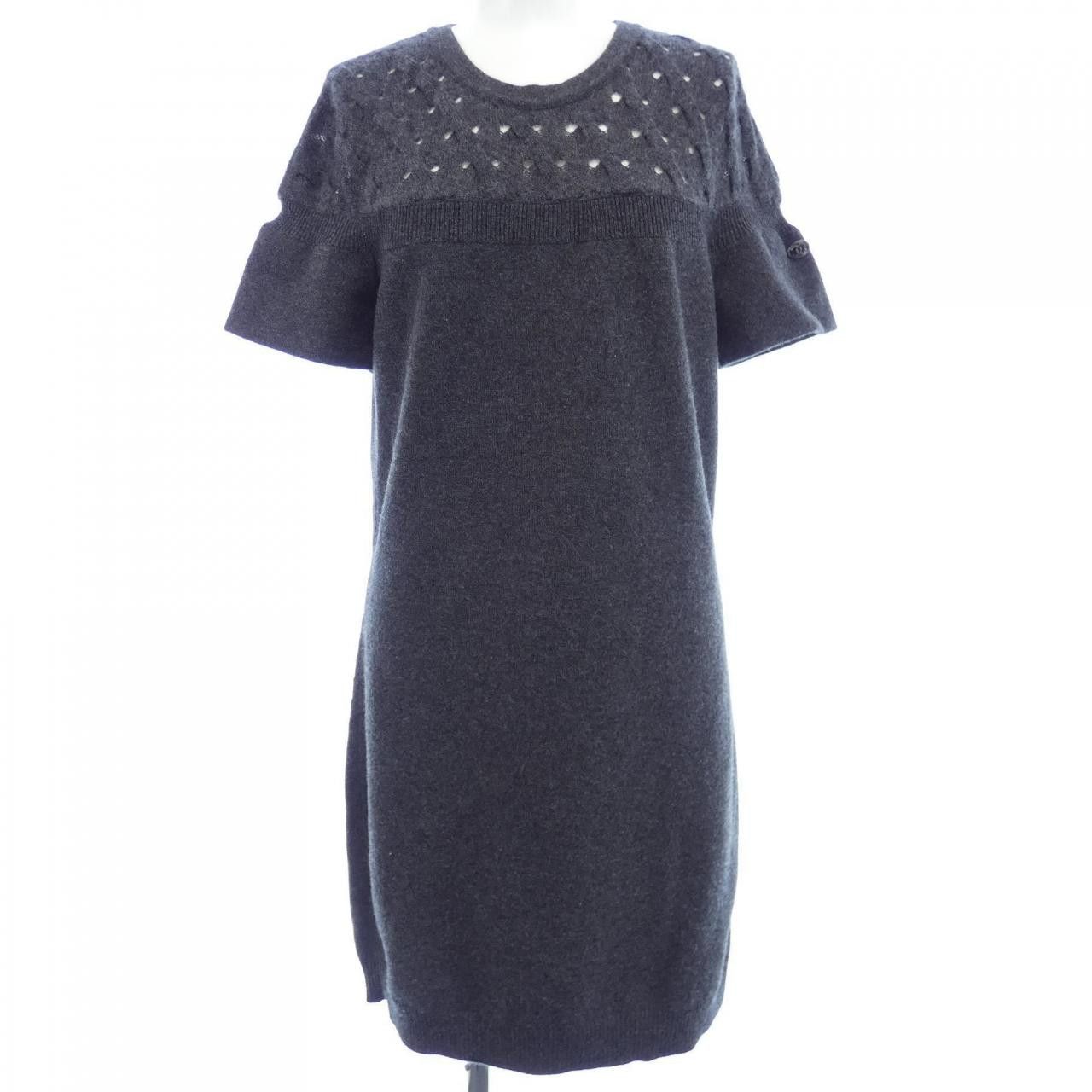 Chanel Chanel Chanel P46849K05893 Cashmere Dress Others Dresses P46849K05893 DUTY FREE for USA Size ONE SIZE - 1 Thumbnail