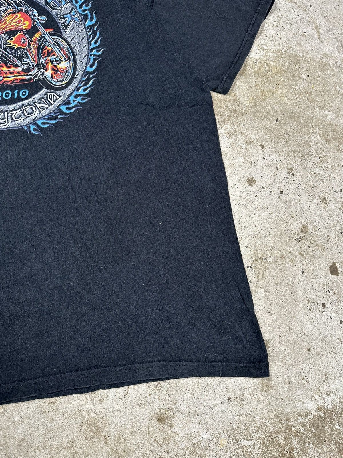 Harley Davidson Vintage Bike Week Daytona Beach Harley Moto Print T Shirt Size US XXL / EU 58 / 5 - 10 Thumbnail