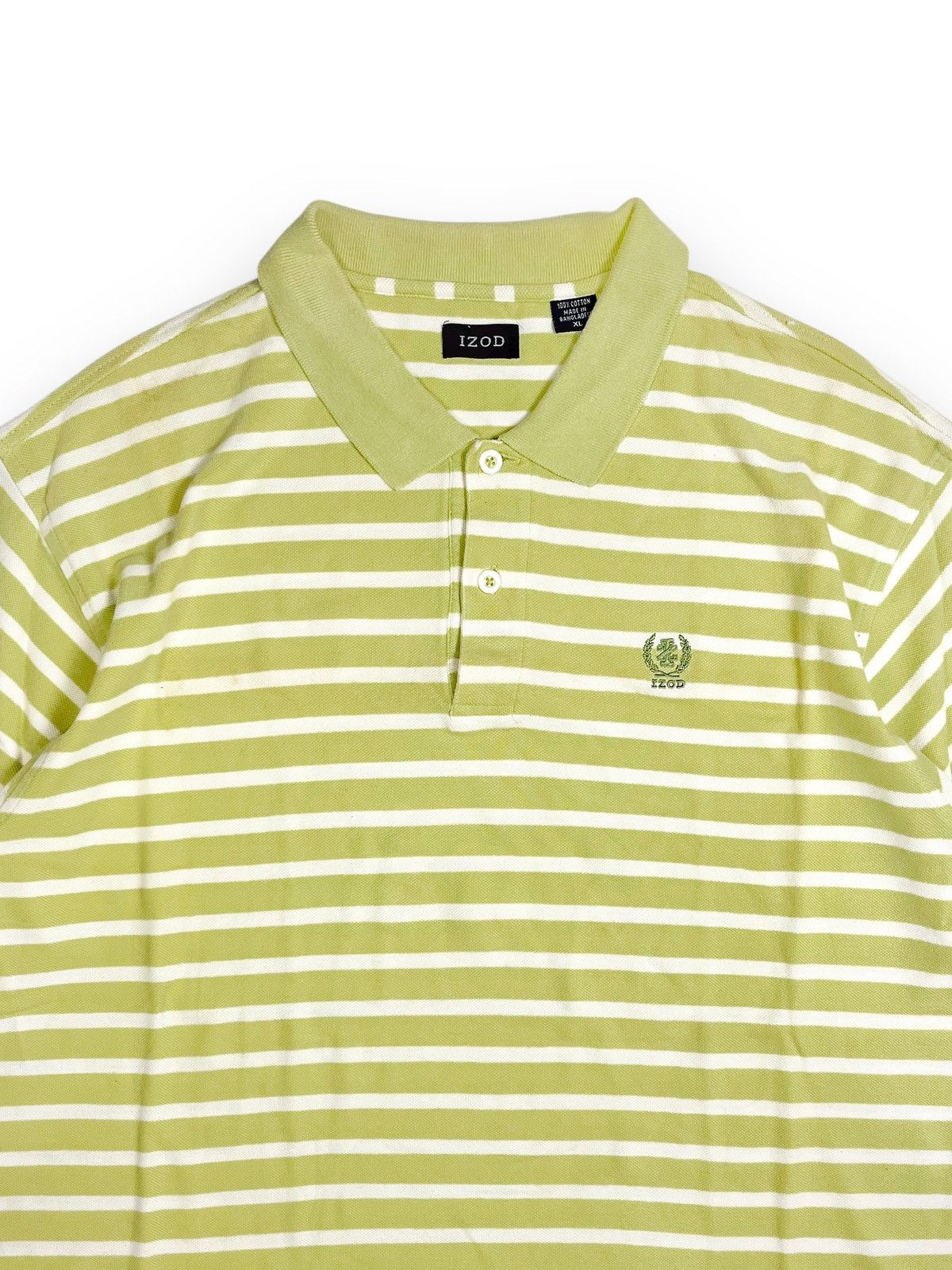 Izod Izod By Lacoste Vintage Striped Polo Shirt Size US XL / EU 56 / 4 - 2 Thumbnail