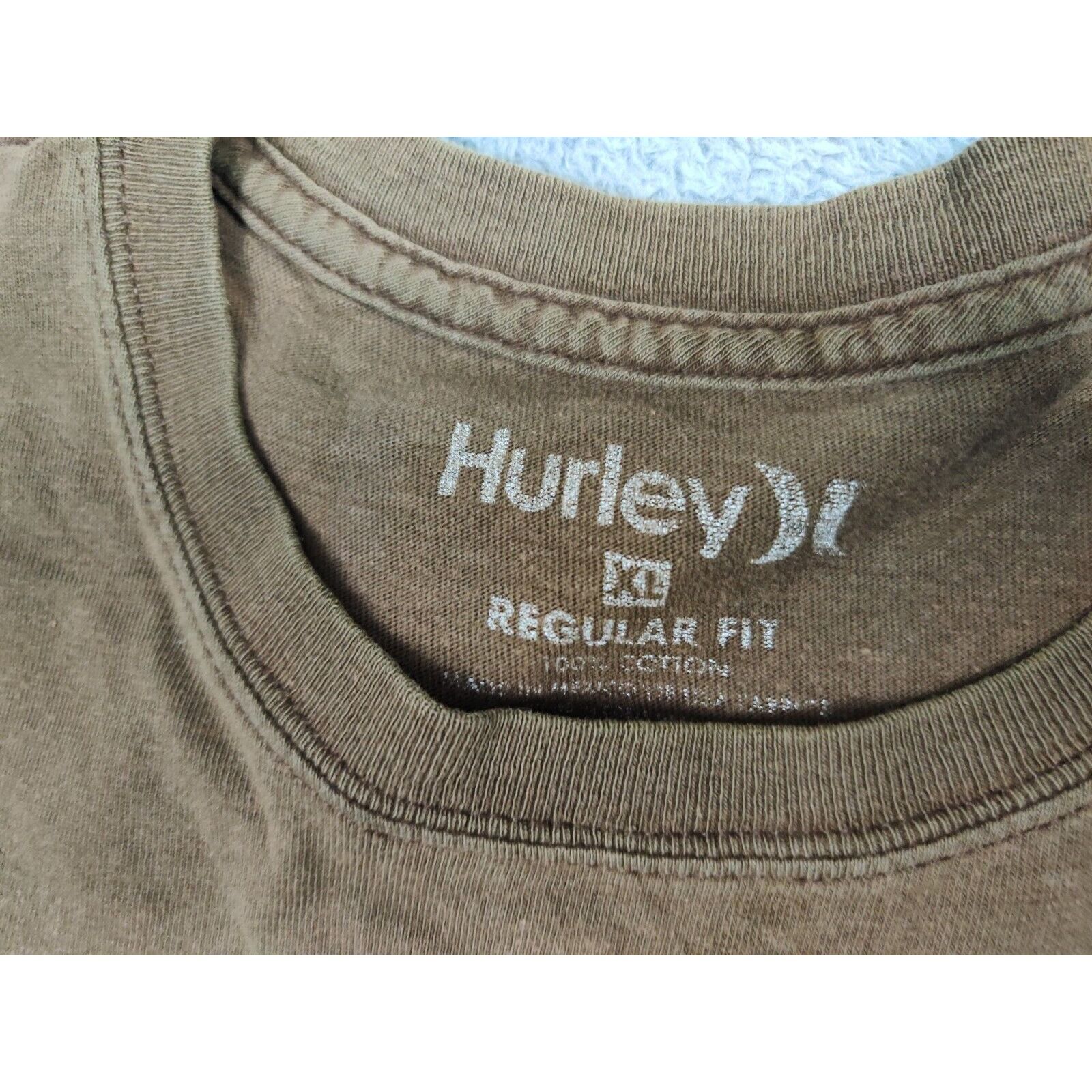 Hurley Hurley Shirt Adult Mens XL Brown Yellow Spell Out Logo Surf Size US XL / EU 56 / 4 - 11 Thumbnail