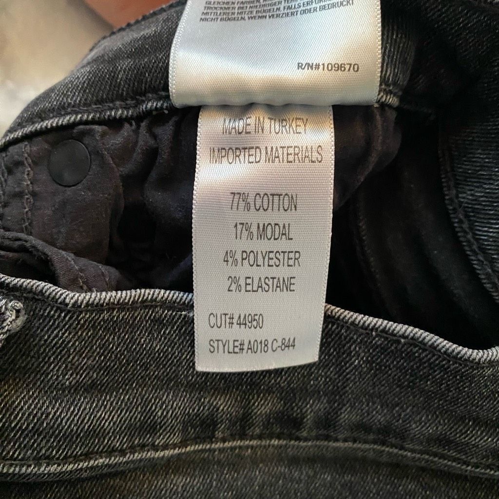 Agolde Agolde Los Angeles premium women 27 distressed ripped cotton Size 27" / US 4 / IT 40 - 6 Thumbnail