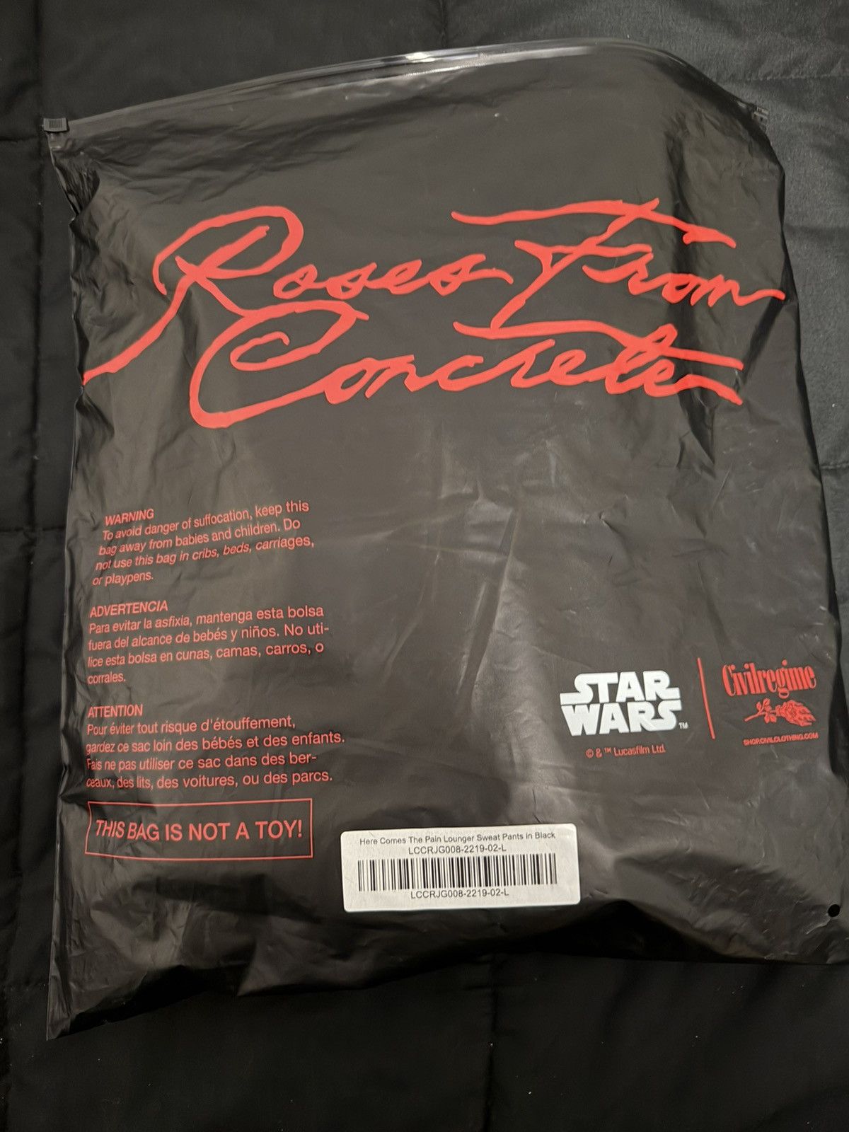 Civil Regime Civil Regime Star Wars Heavyweight Joggers (L) Oversized NWT Size US 34 / EU 50 - 11 Thumbnail