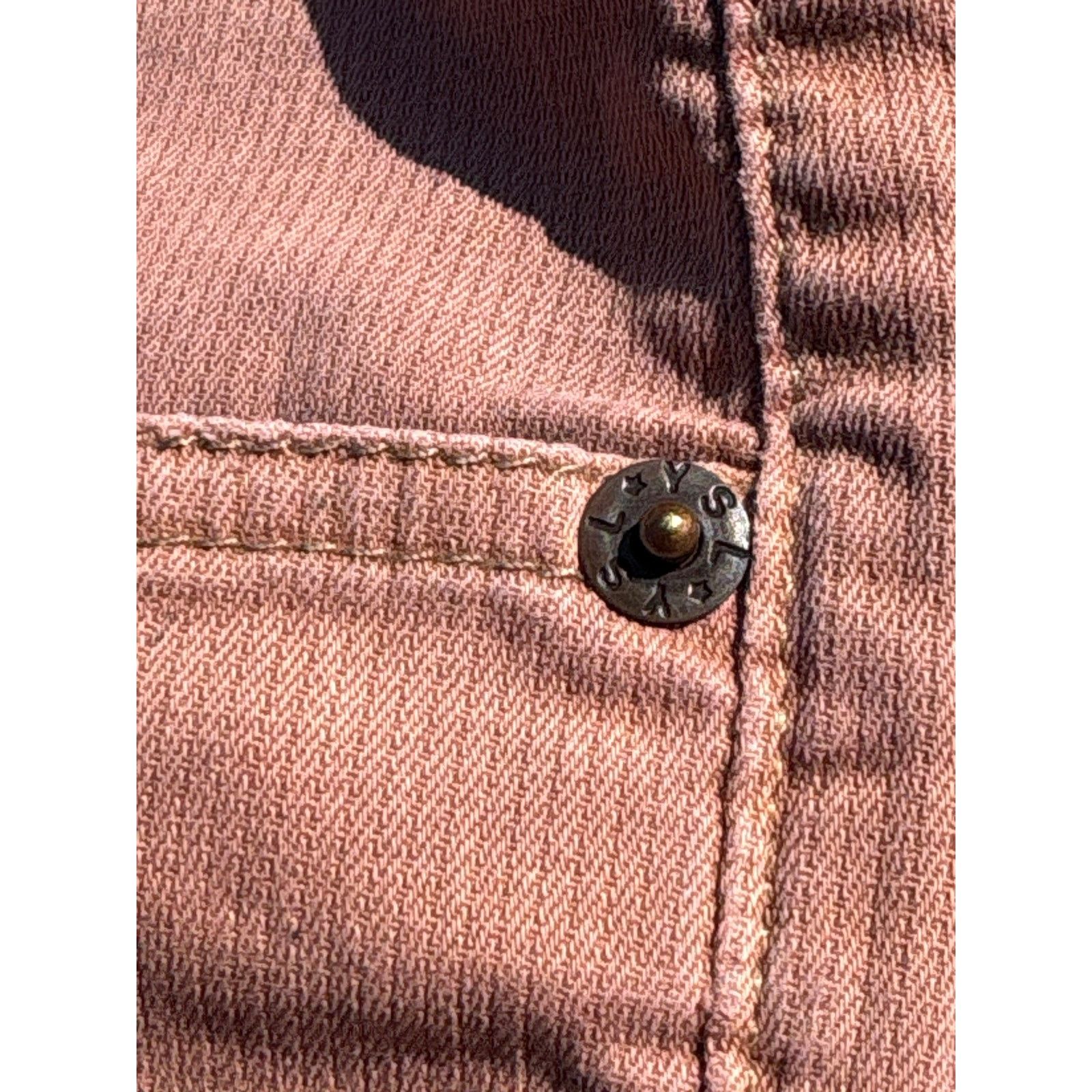 Yves Saint Laurent Vtg YSL Yves Saint Laurent Salmon pink faded pants 30x30 Size US 30 / EU 46 - 4 Thumbnail