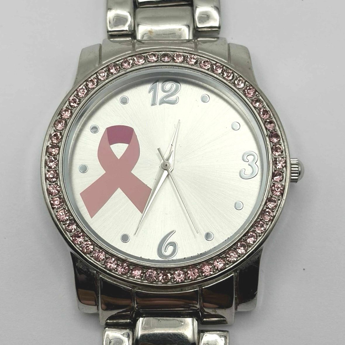 Other Pink & Silver Breast Cancer Watch Size ONE SIZE - 3 Thumbnail