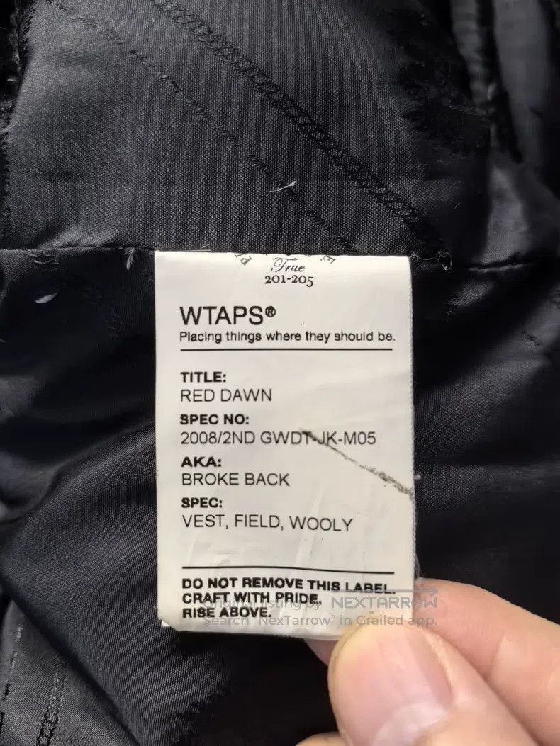 Wtaps Wtaps Military leather down jacket Size US S / EU 44-46 / 1 - 5 Thumbnail
