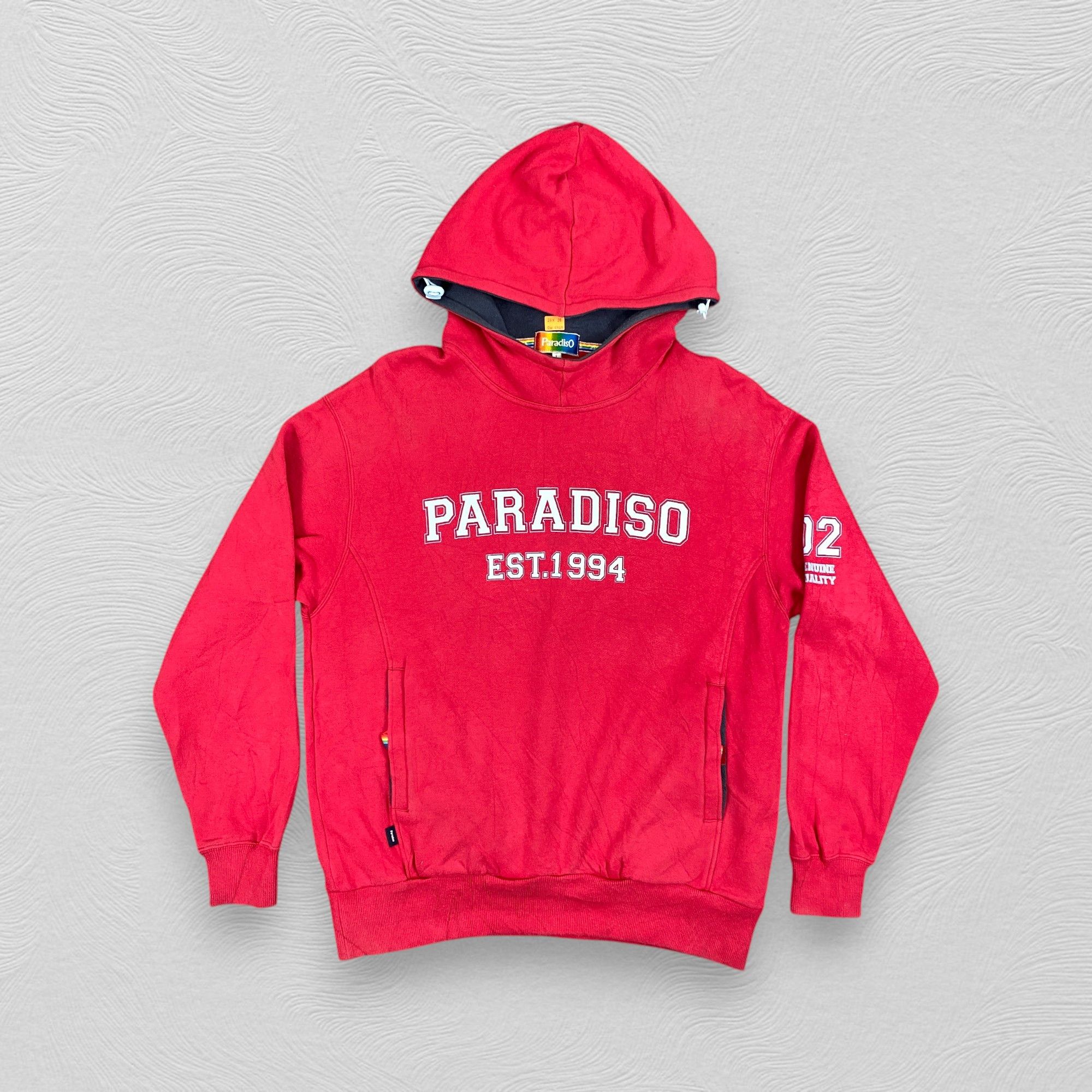 Japanese Brand Vintage Paradiso Hoodie - SW0125 Size US L / EU 52-54 / 3 - 1 Thumbnail