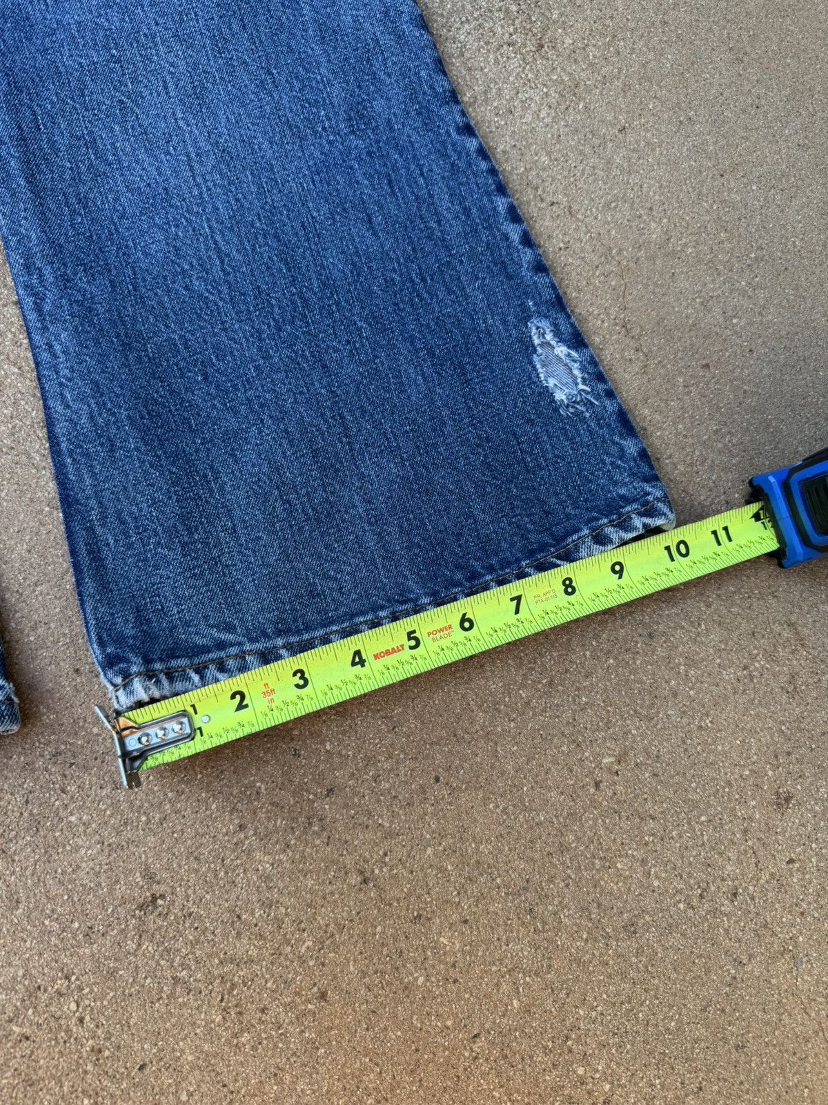 Levi's Vtg 70’s Levi’s 646 Orange Tab Bellbottom Flare Jeans 37x29 Size US 37 - 11 Thumbnail