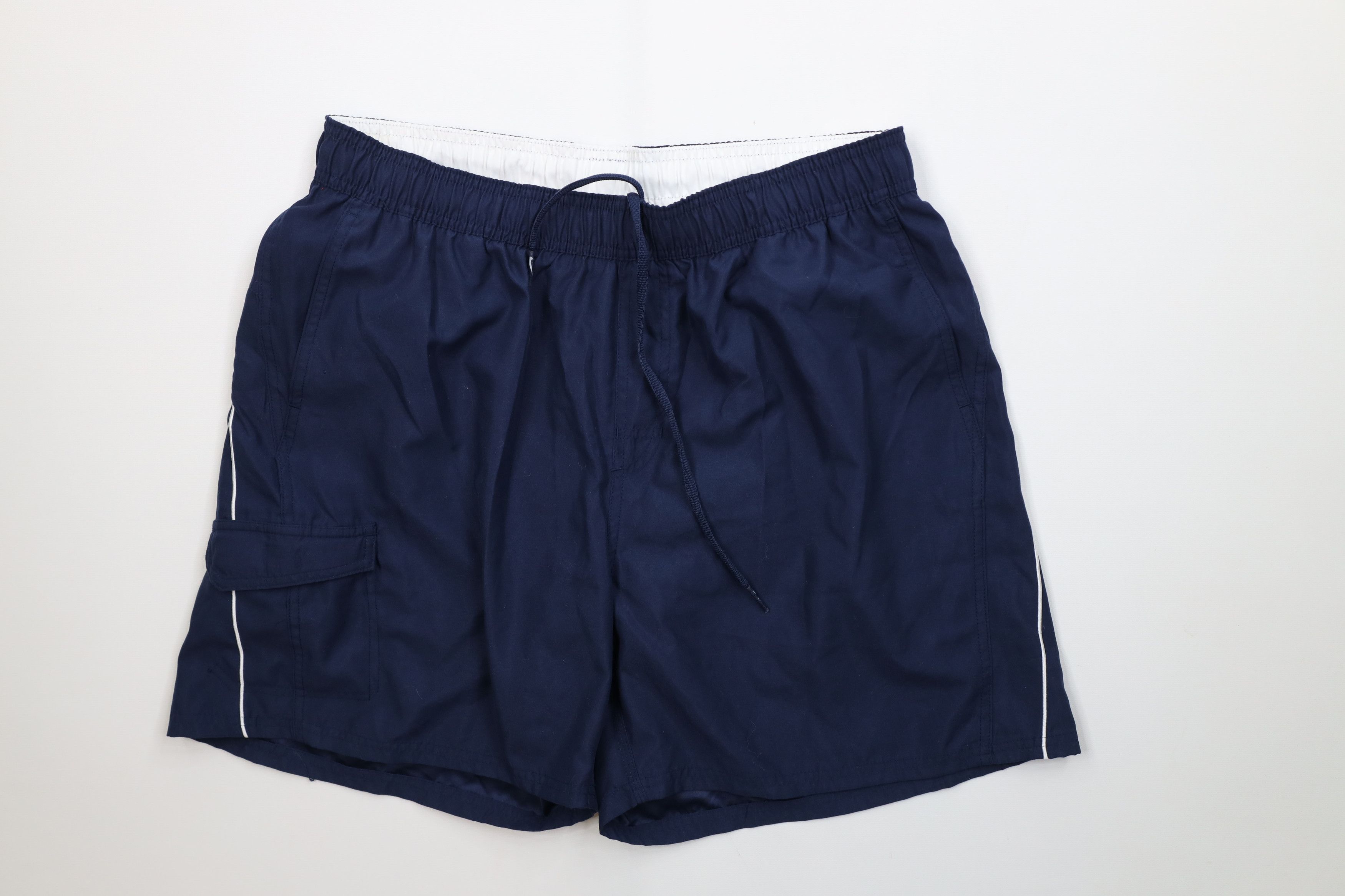 Nike Vintage Nike Scott Big Swoosh Above Knee Lined Cargo Shorts Size US 36 / EU 52 - 1 Thumbnail