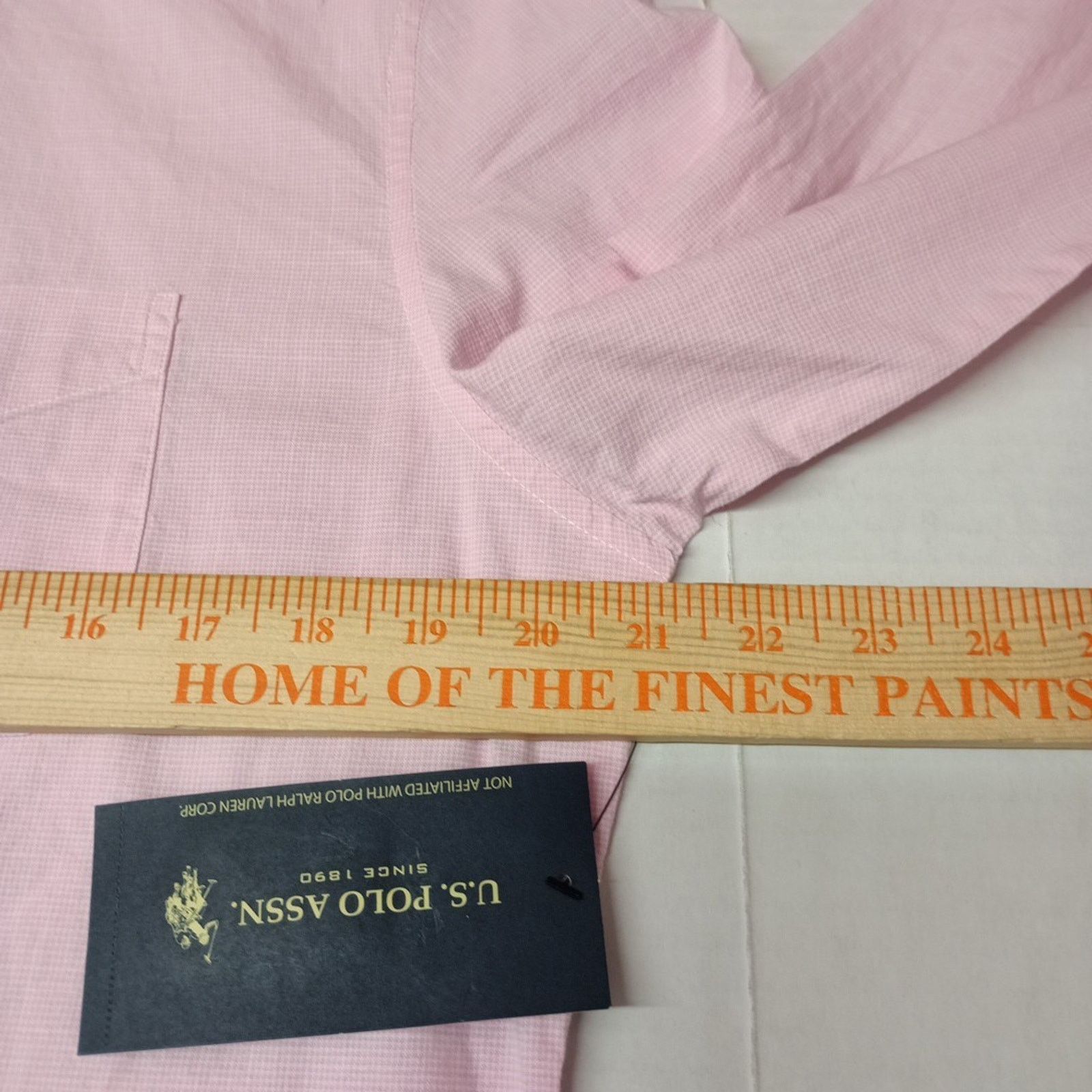 U.S. Polo Assn. U.S. Polo Assn. Button Down Woven Shirt Men's S Pink Checker Size US S / EU 44-46 / 1 - 5 Thumbnail