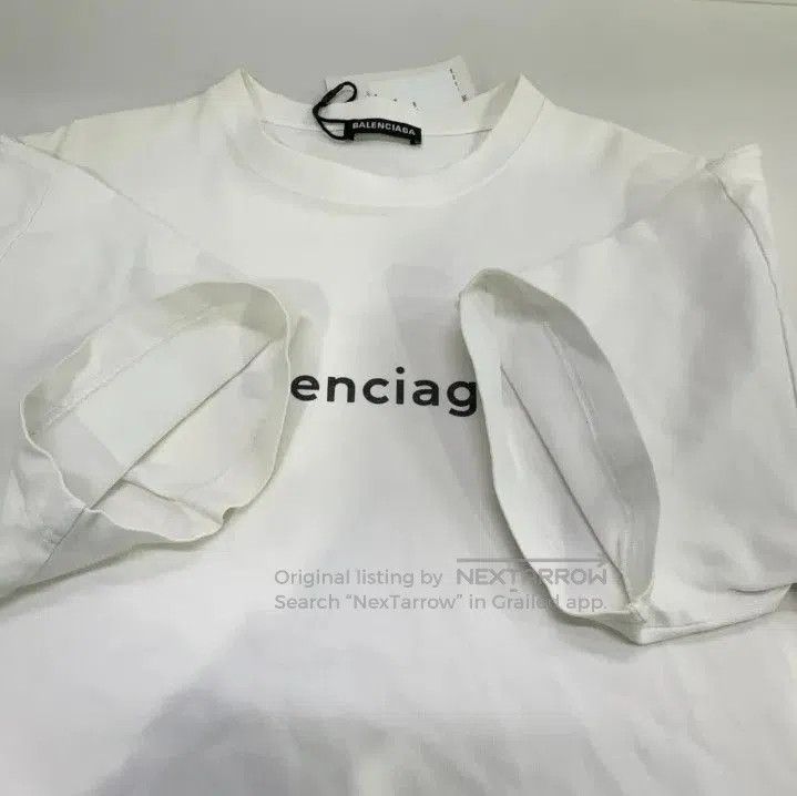 Balenciaga Balenciaga Logo Print Comfortable Short Sleeve Tee. Size US M / EU 48-50 / 2 - 3 Thumbnail