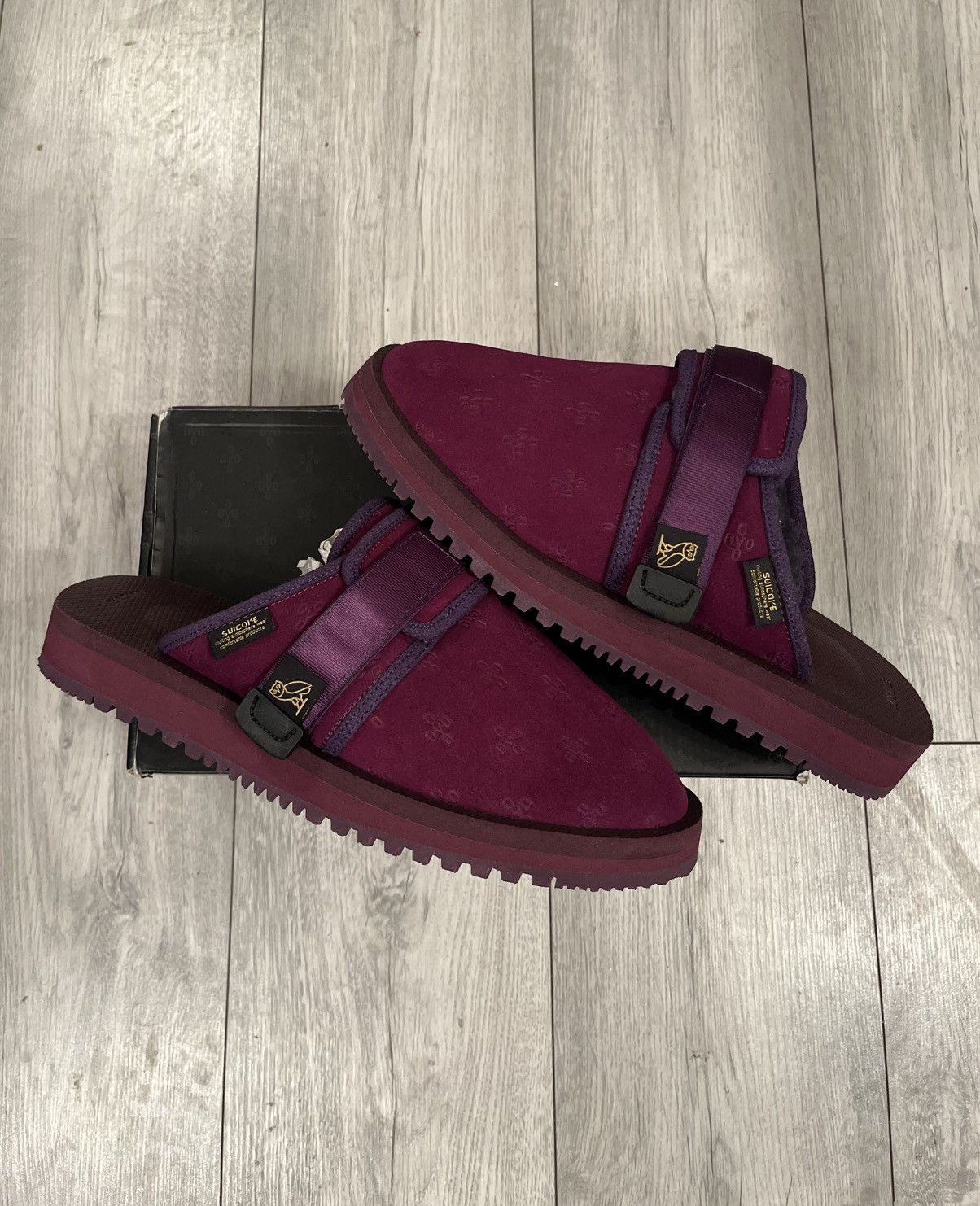 Suicoke Suicoke x OVO Zavo-MabOVO Purple Slippers - Size 9 UK Size US 10 / EU 43 - 1 Thumbnail
