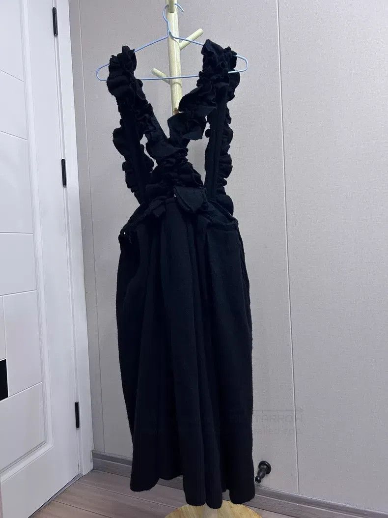Comme des Garcons Comme Des Garcons Ruffled Denim Backed Skirt Size M / US 6-8 / IT 42-44 - 4 Thumbnail