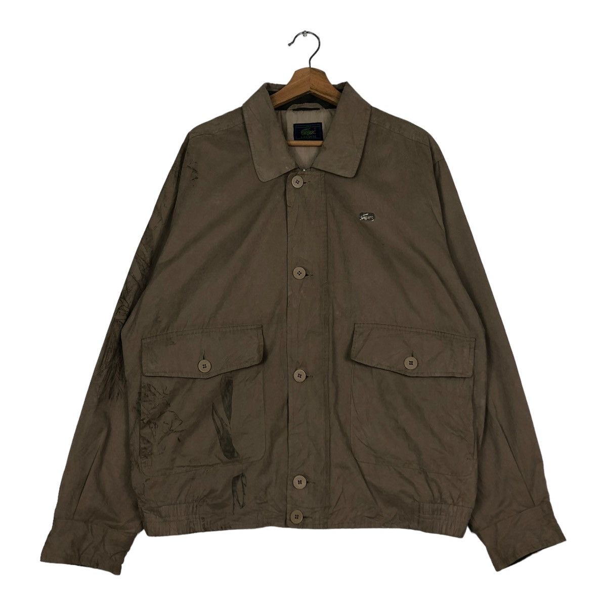 Japanese Brand VINTAGE BOMBER JACKET LACOSTE JAPAN BIG LOGO Size US M / EU 48-50 / 2 - 1 Thumbnail