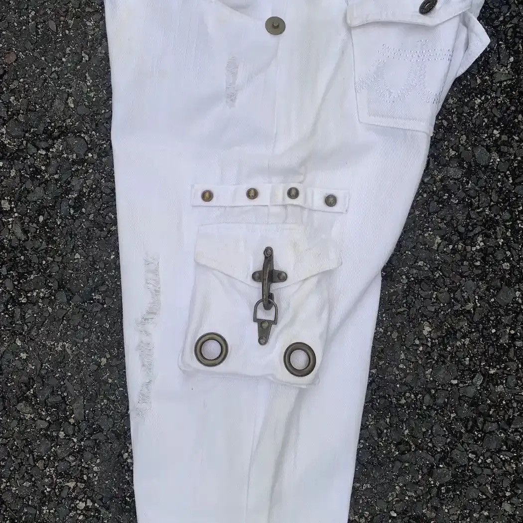 In The Attic IN THE ATTIC Homme Utility Seditionaries Bondage Cargo Pants Size US 30 / EU 46 - 21 Thumbnail