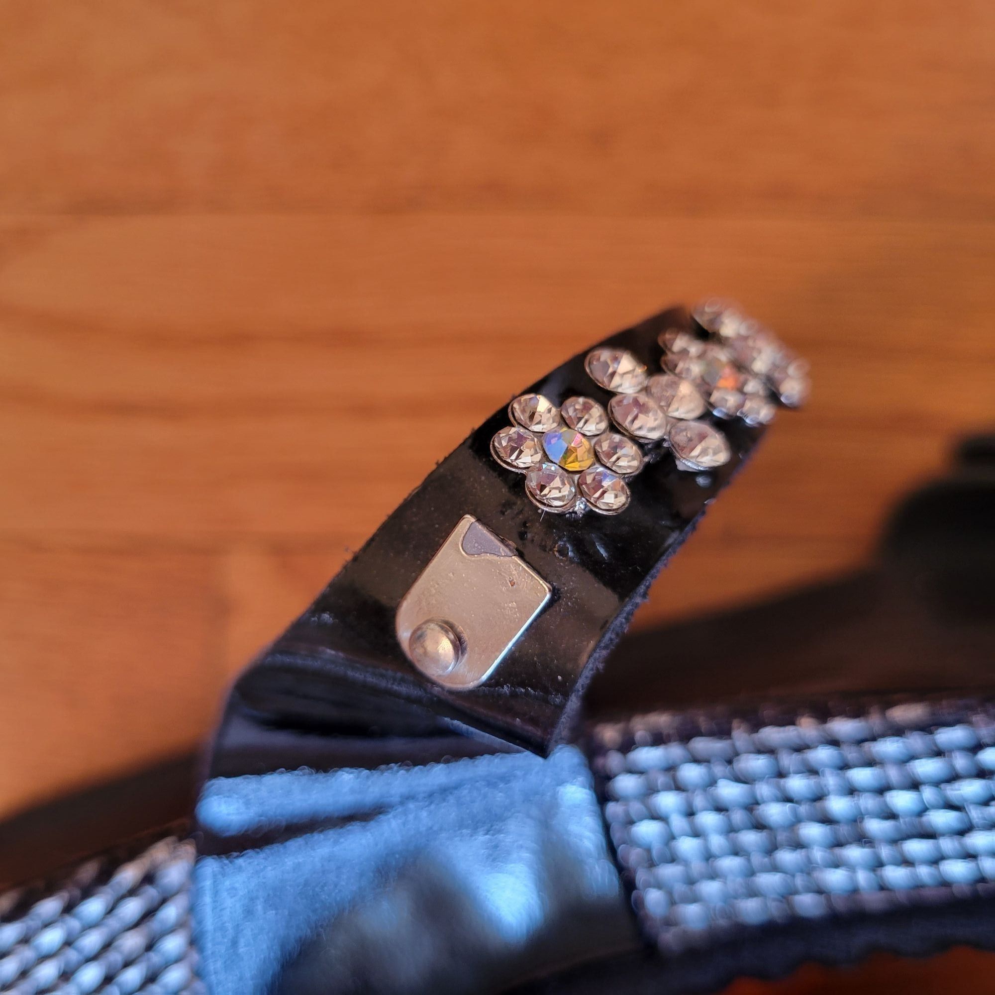 Mephisto Mephisto 10 Rhinestone Black Patent Leather Strap Platform S Size US 10 / IT 40 - 6 Thumbnail