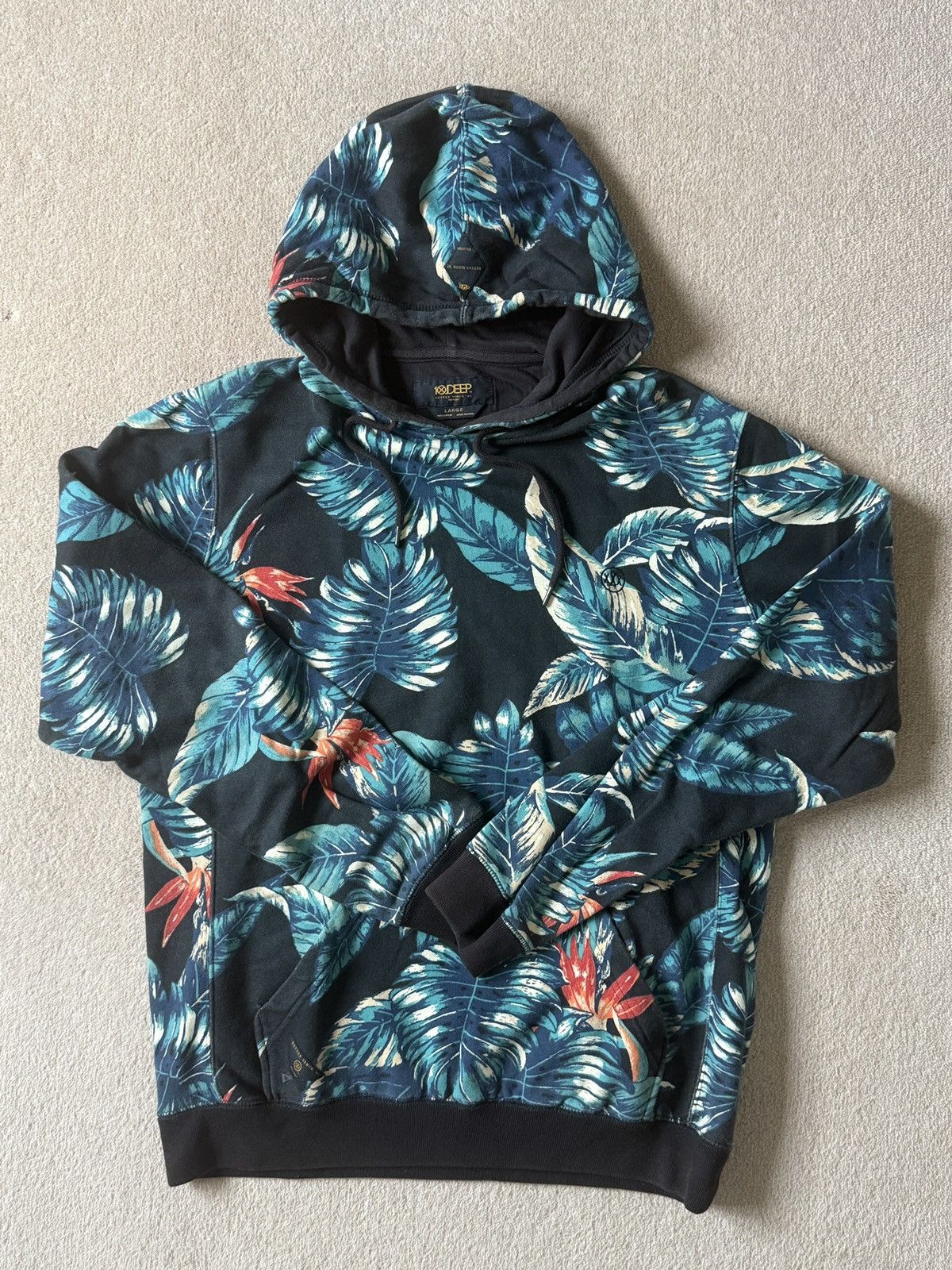 10 Deep 10.Deep Vintage Floral Hoodie Size US L / EU 52-54 / 3 - 1 Thumbnail
