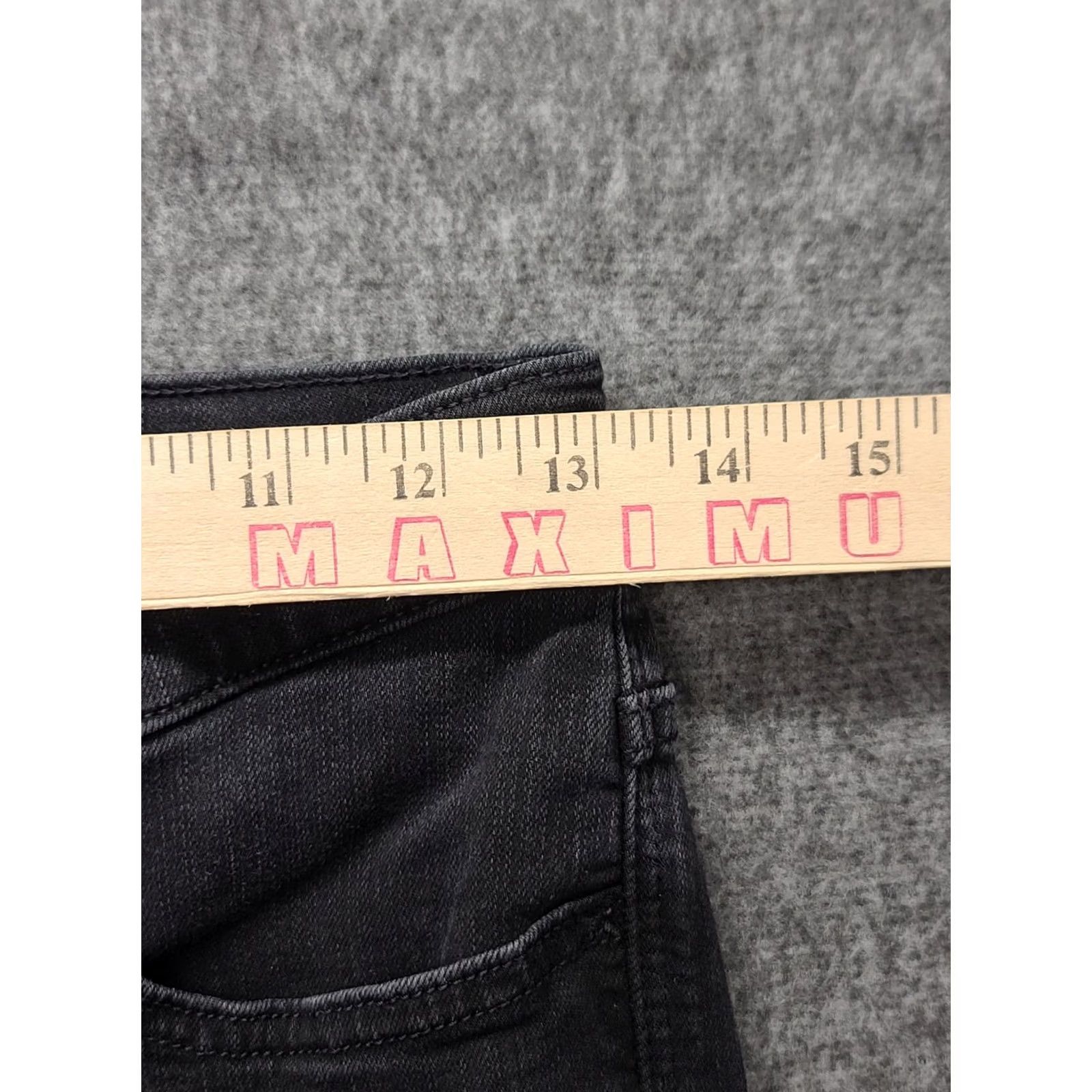Madewell Madewell Roadtripper Jeans Womens T27x30 Regular High Rise Stretch Black Size 27" / US 4 / IT 40 - 4 Thumbnail