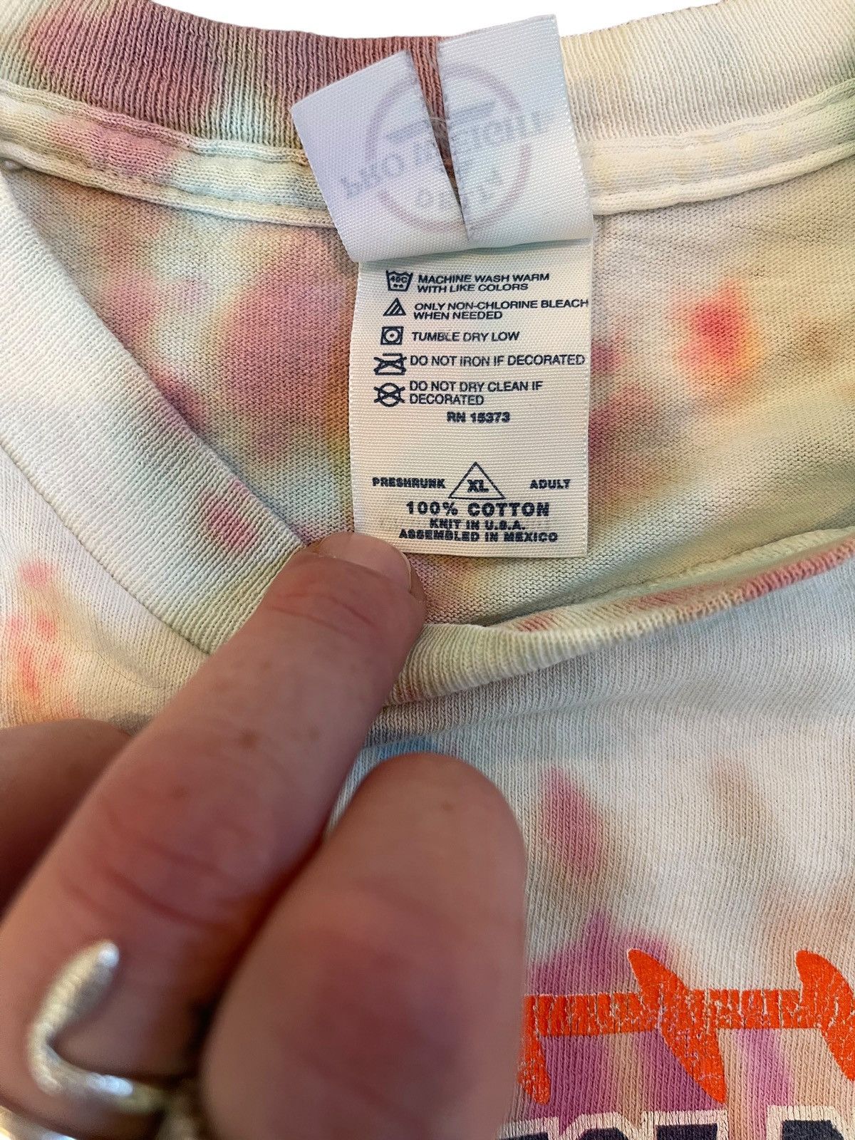 Delta Vintage 2005 Denver Broncos AFC West Champs Tie-Dye LS Size US XL / EU 56 / 4 - 4 Thumbnail