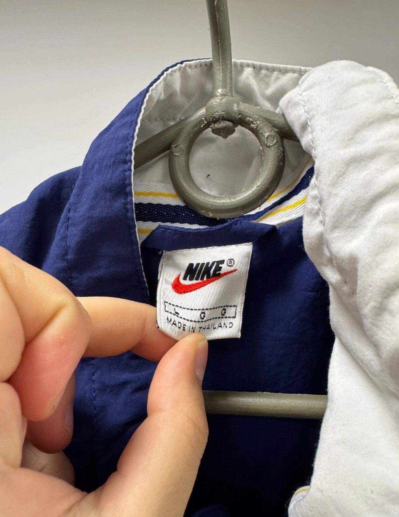 Nike × Vintage Vintage Nike Court Nylon Track Jacket 2 in 1 Windbreaker 90S Size US L / EU 52-54 / 3 - 6 Thumbnail