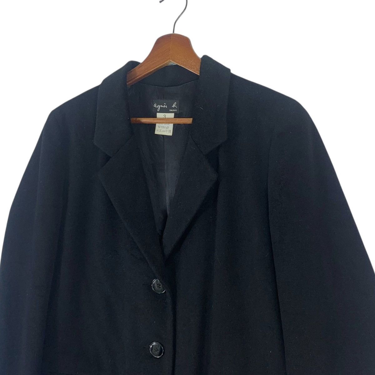 agnes b. Vintage Agnes B Long Wool Heavy Coat Size US S / EU 44-46 / 1 - 4 Thumbnail
