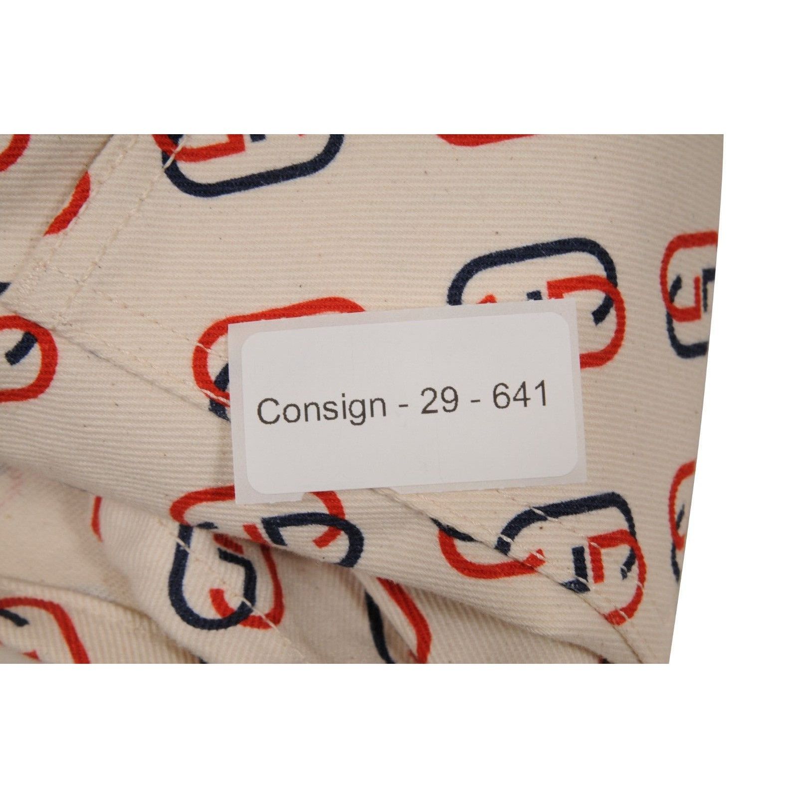 Gucci GG Monogram Logo Print Shorts Beige Red Size US 36 / EU 52 - 10 Thumbnail