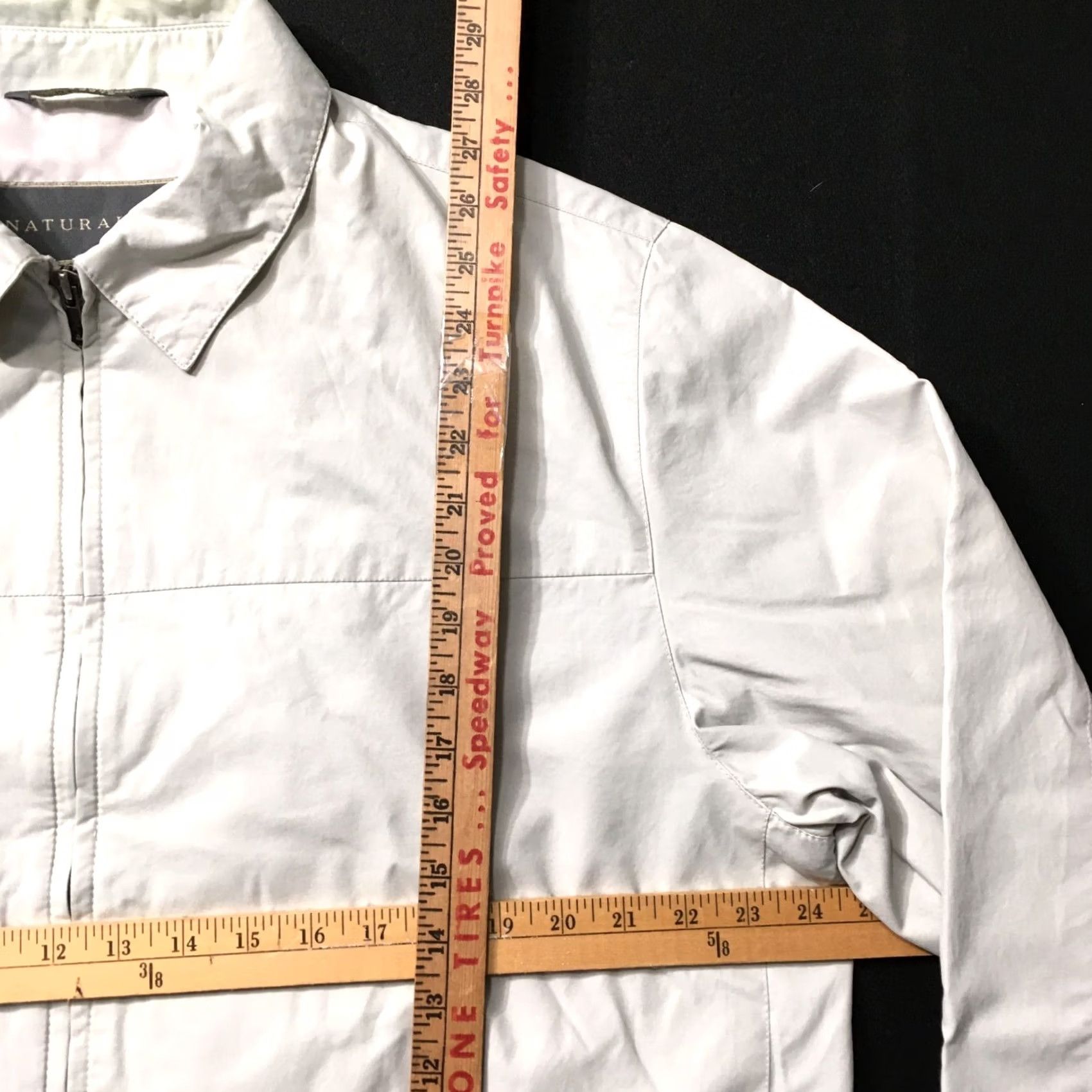 Vintage VINTAGE Natural Life Jacket Mensbeige Lined Coat 90s Size US L / EU 52-54 / 3 - 4 Thumbnail
