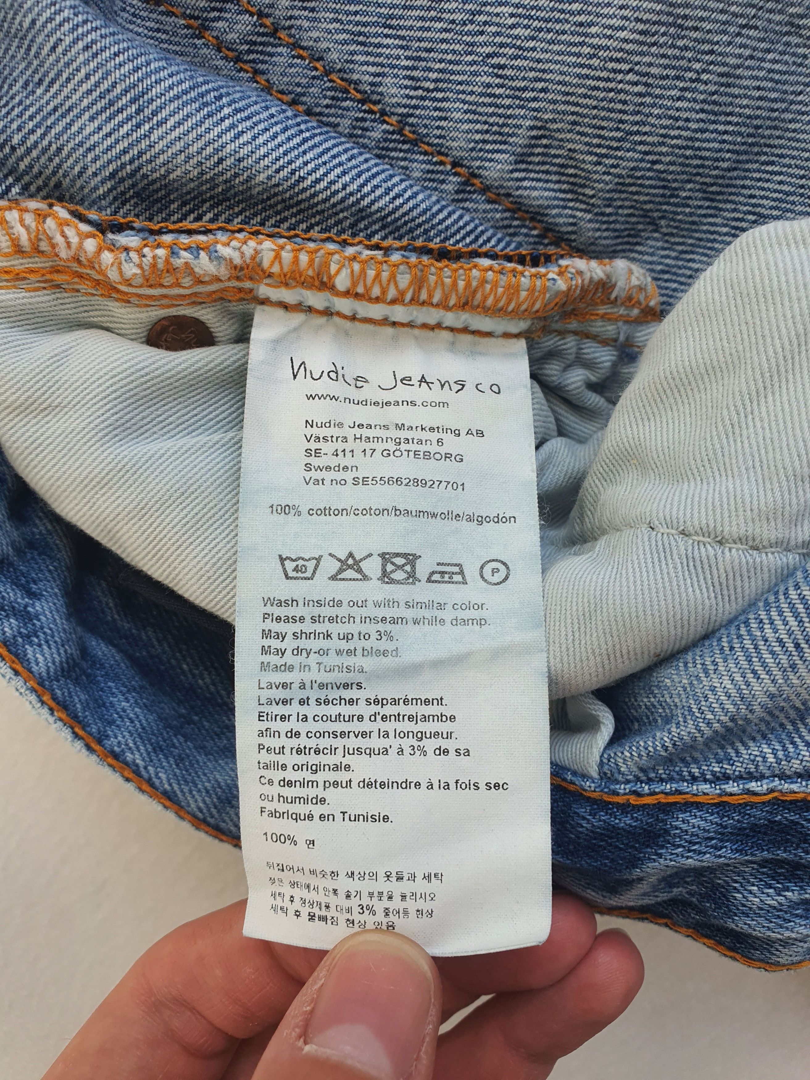 Nudie Jeans BREEZY BRITT SPRINGTIME - Regular Tapered Jeans - W31 L32 Size 31" - 8 Thumbnail
