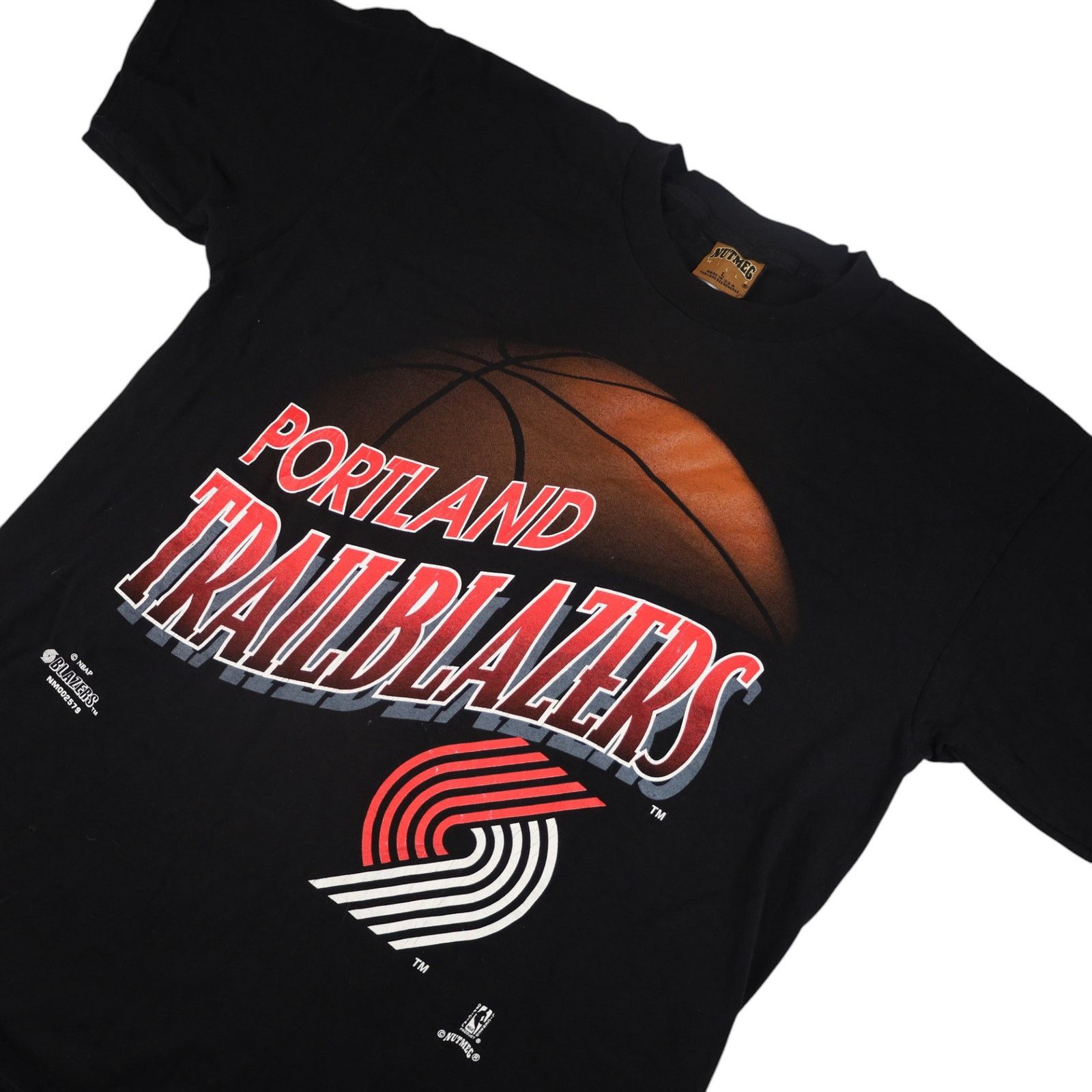 NBA × Nutmeg × Vintage Vintage Nutmeg Portland Trailblazers Graphic T Shirt Size US L / EU 52-54 / 3 - 2 Thumbnail