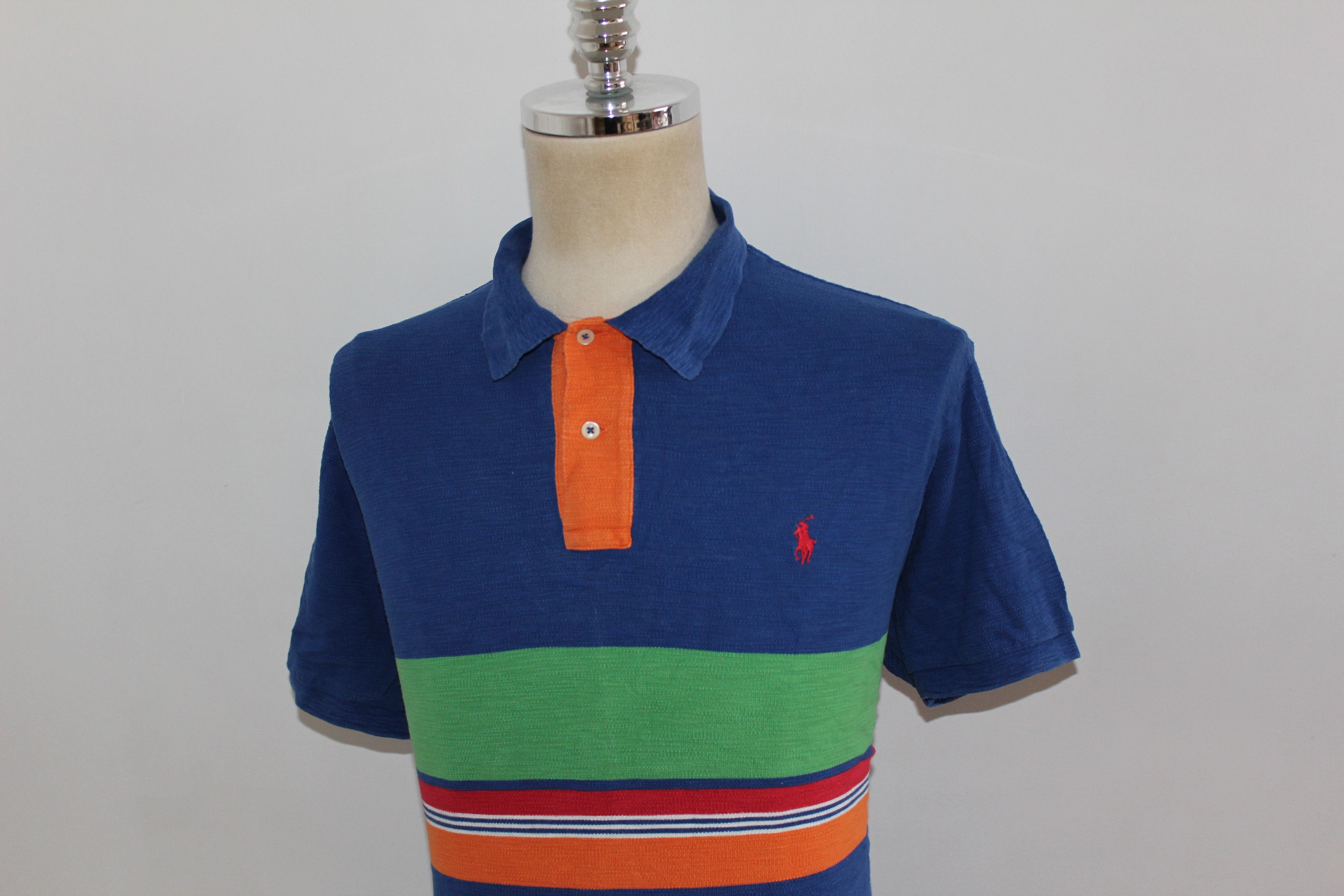 Polo Ralph Lauren RALPH LAUREN Polo Short Sleeve Blue Polo Shirt Size US L / EU 52-54 / 3 - 4 Thumbnail