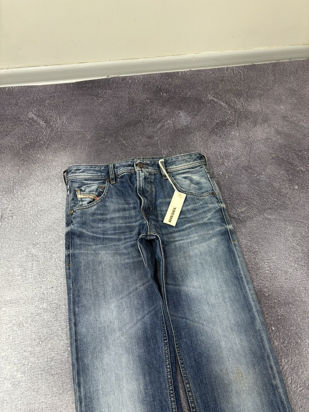 Diesel Diesel Krayver NWT Regular Slim Carrot Blue Denim Jeans Size US 28 / EU 44 - 5 Thumbnail